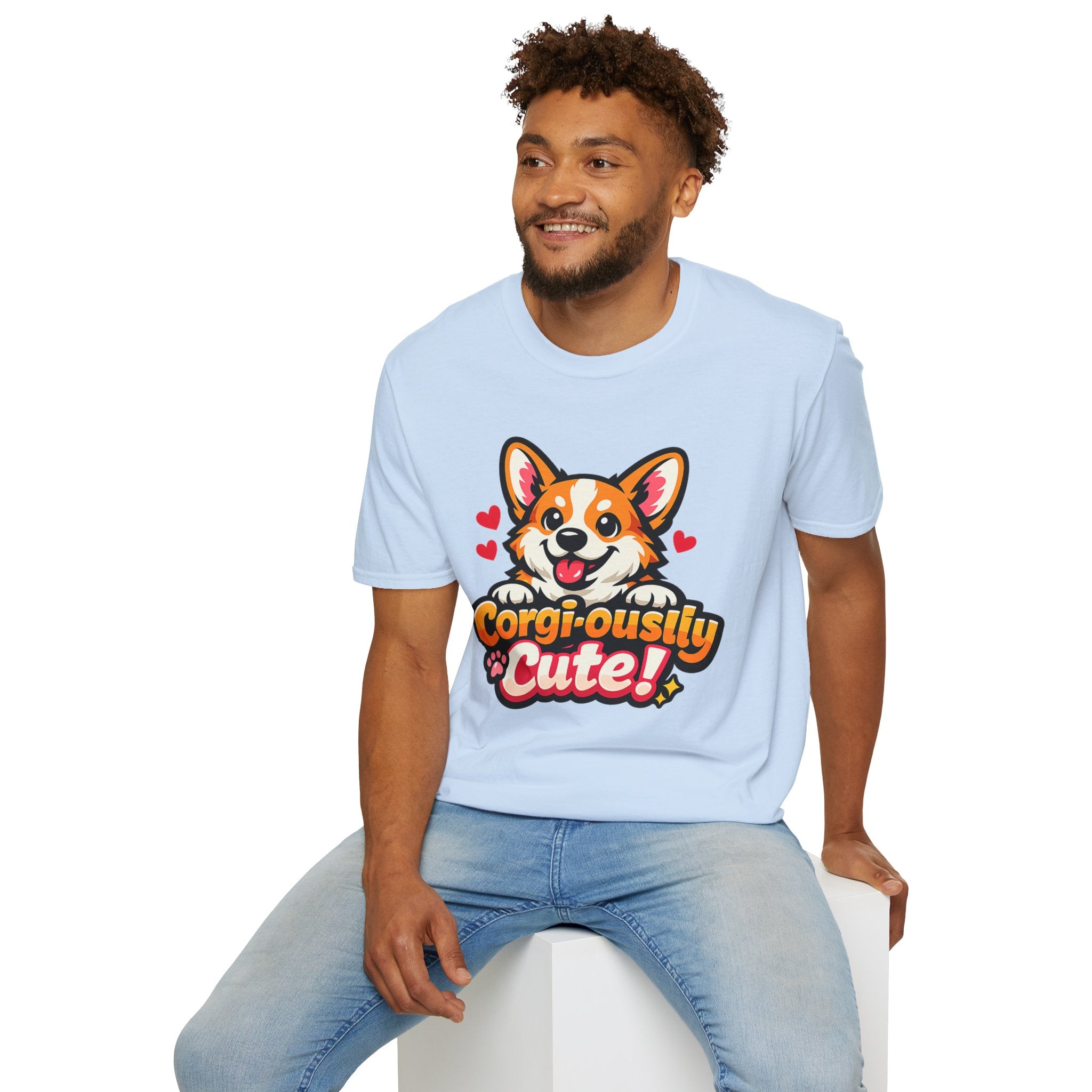 Corgi-ously Cute! Corgi Graphic T-Shirt