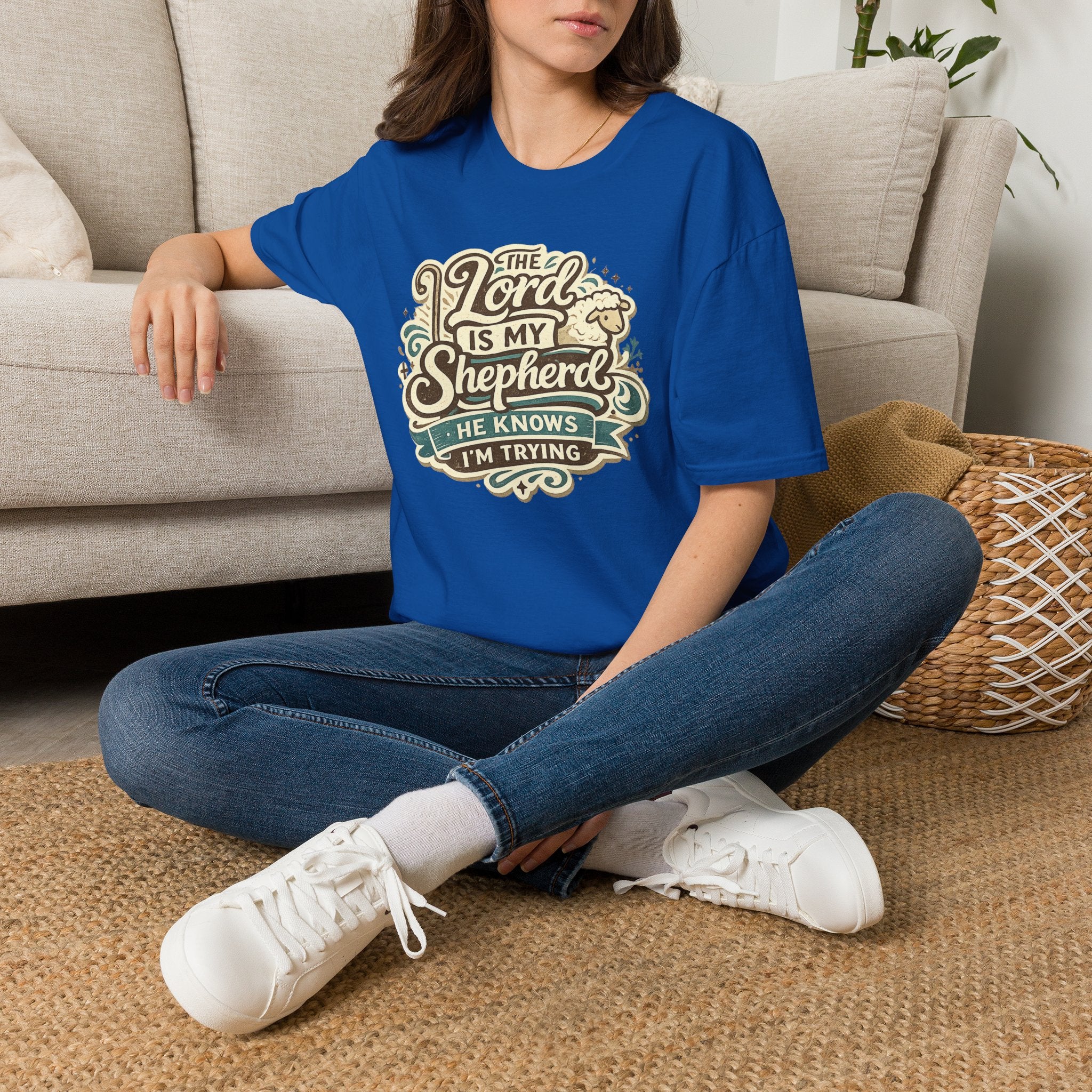 The Lord Is My Shepherd T-Shirt — Christian Faith Inspirational Tee