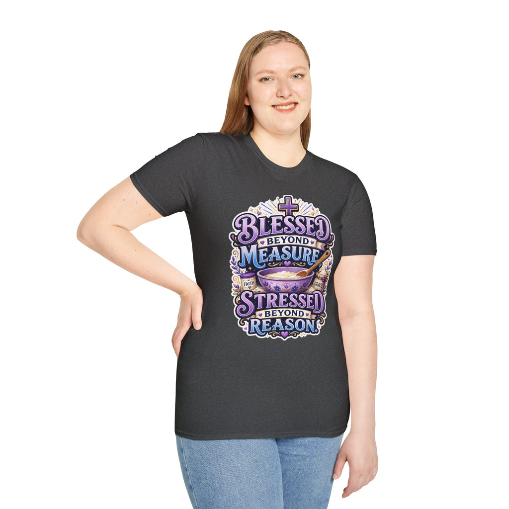 Blessed Beyond Measure T-Shirt — Faith-Inspired Christian Graphic Tee
