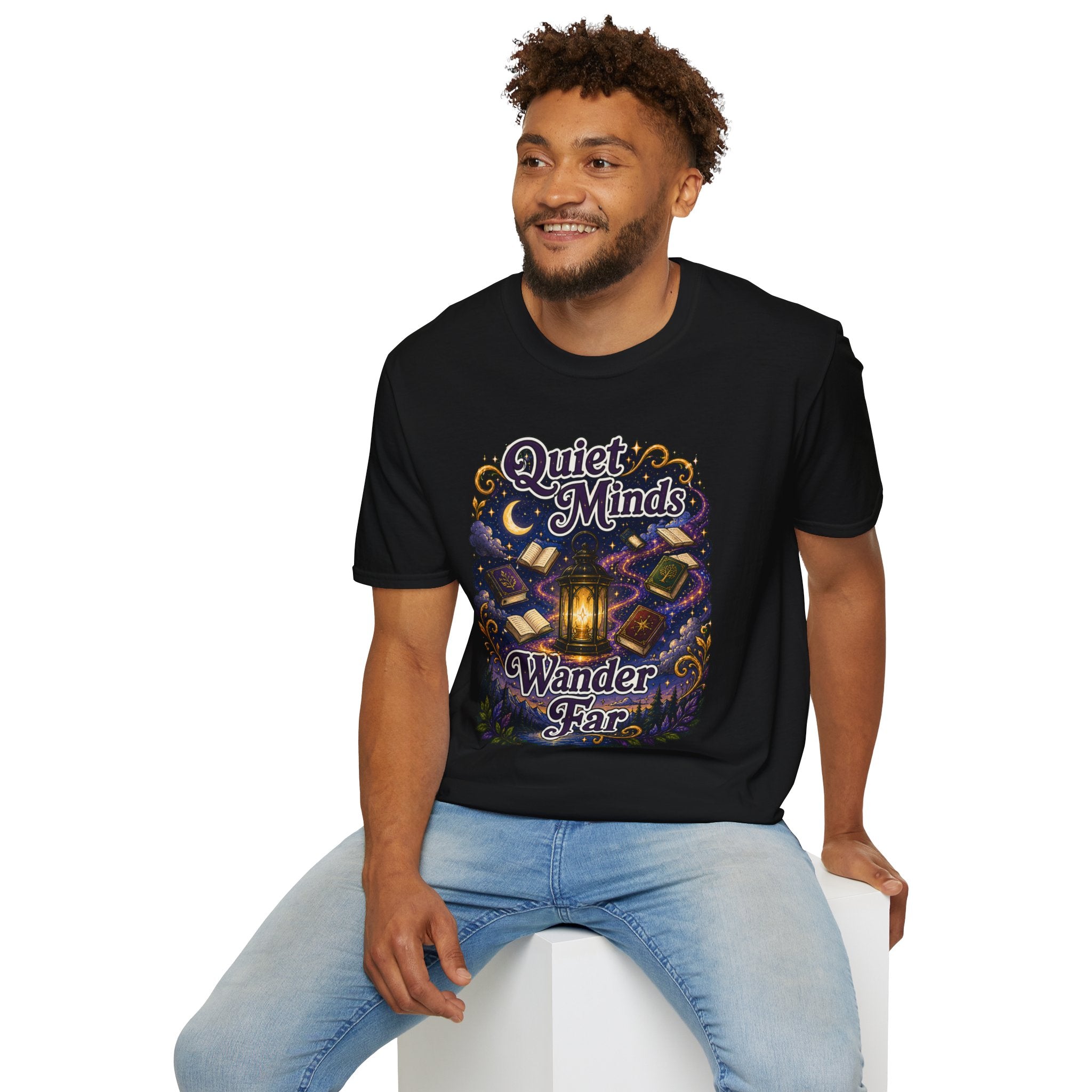 Quiet Minds T-Shirt — Wander Far Bookish Graphic Tee