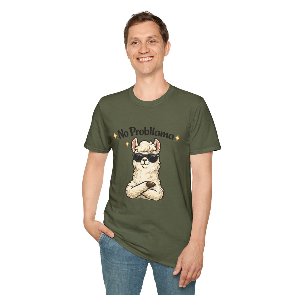 No Probllama T-Shirt — Funny Llama Graphic Tee