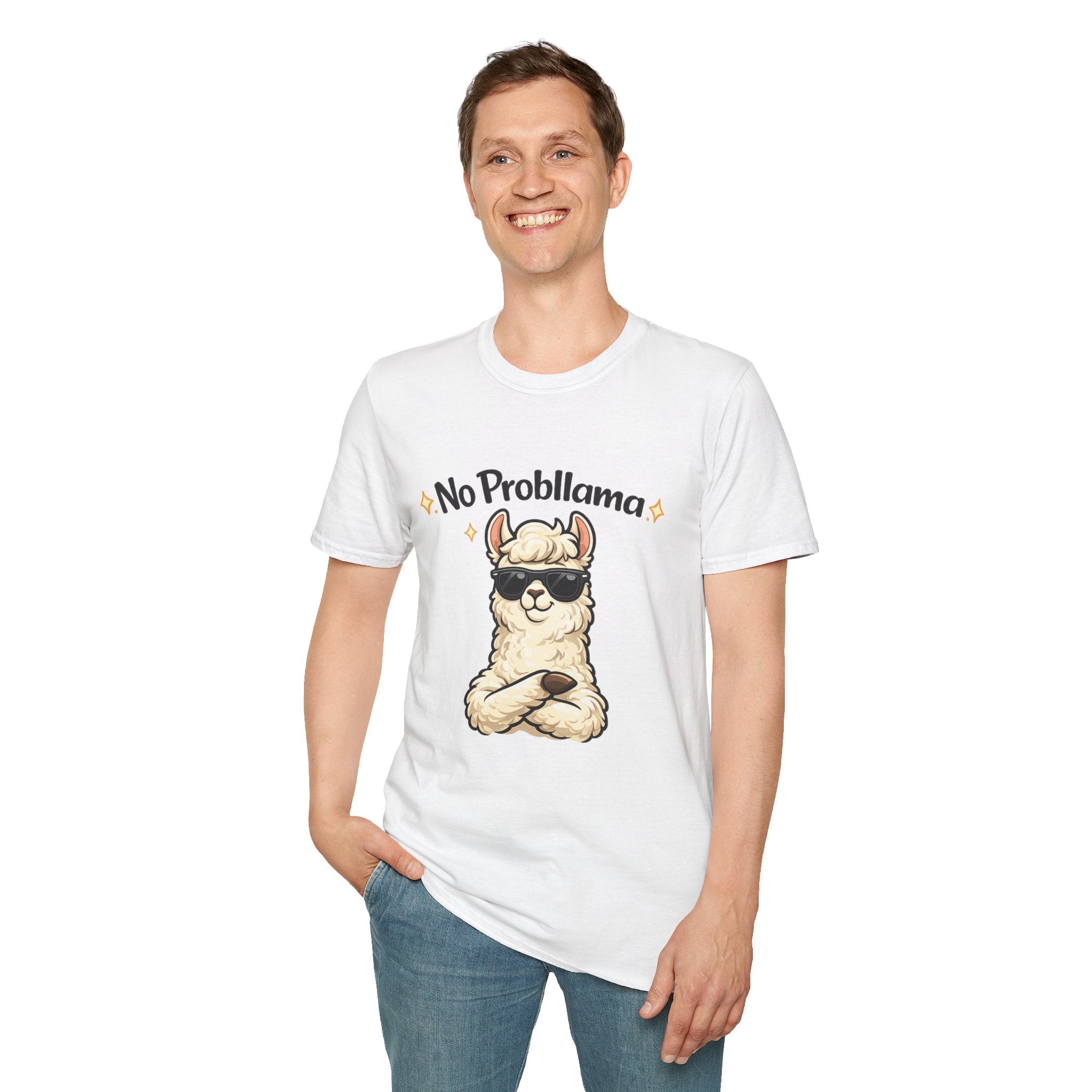 No Probllama T-Shirt — Funny Llama Graphic Tee