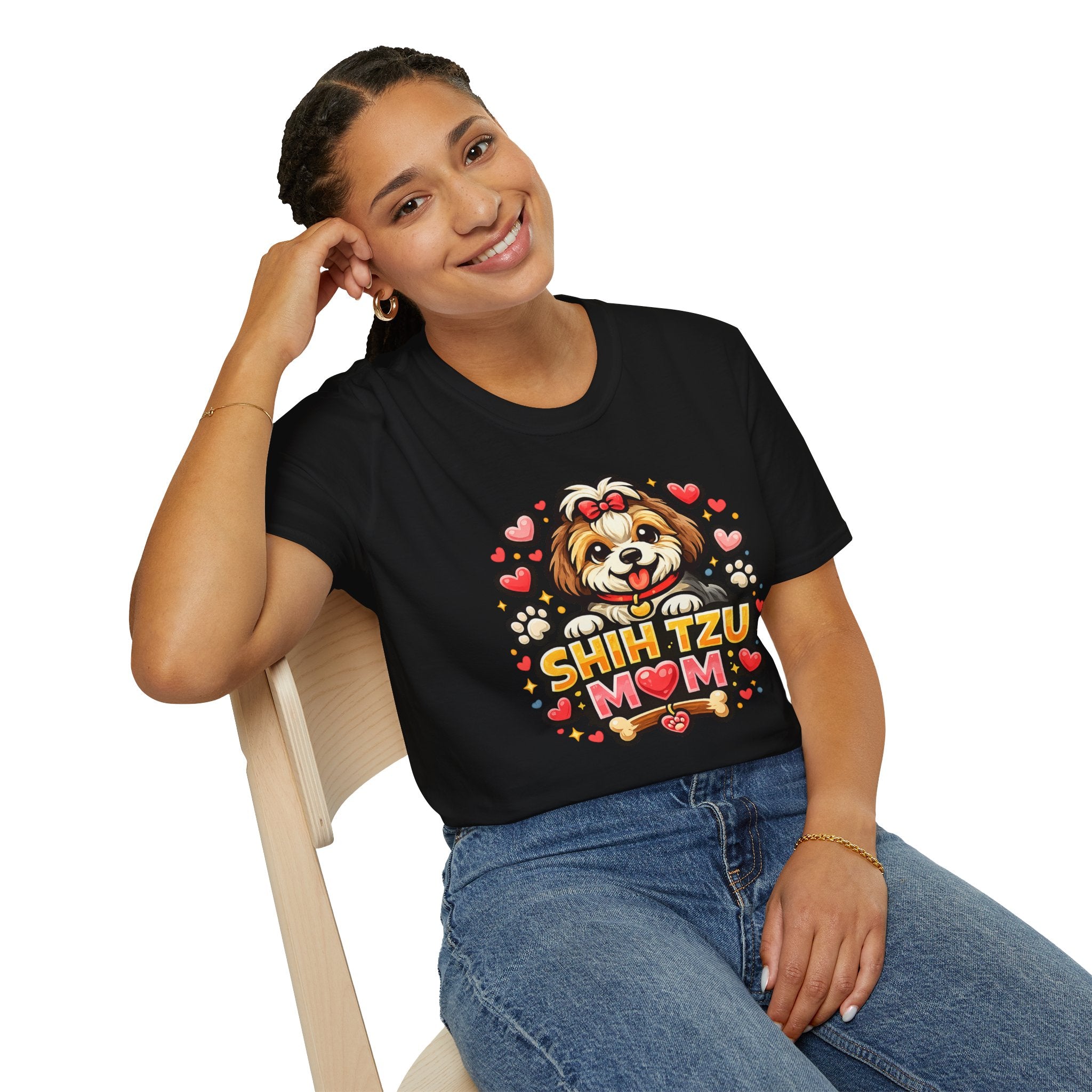 Shih Tzu Mom T-Shirt — Cute Shitzu Mom Tee