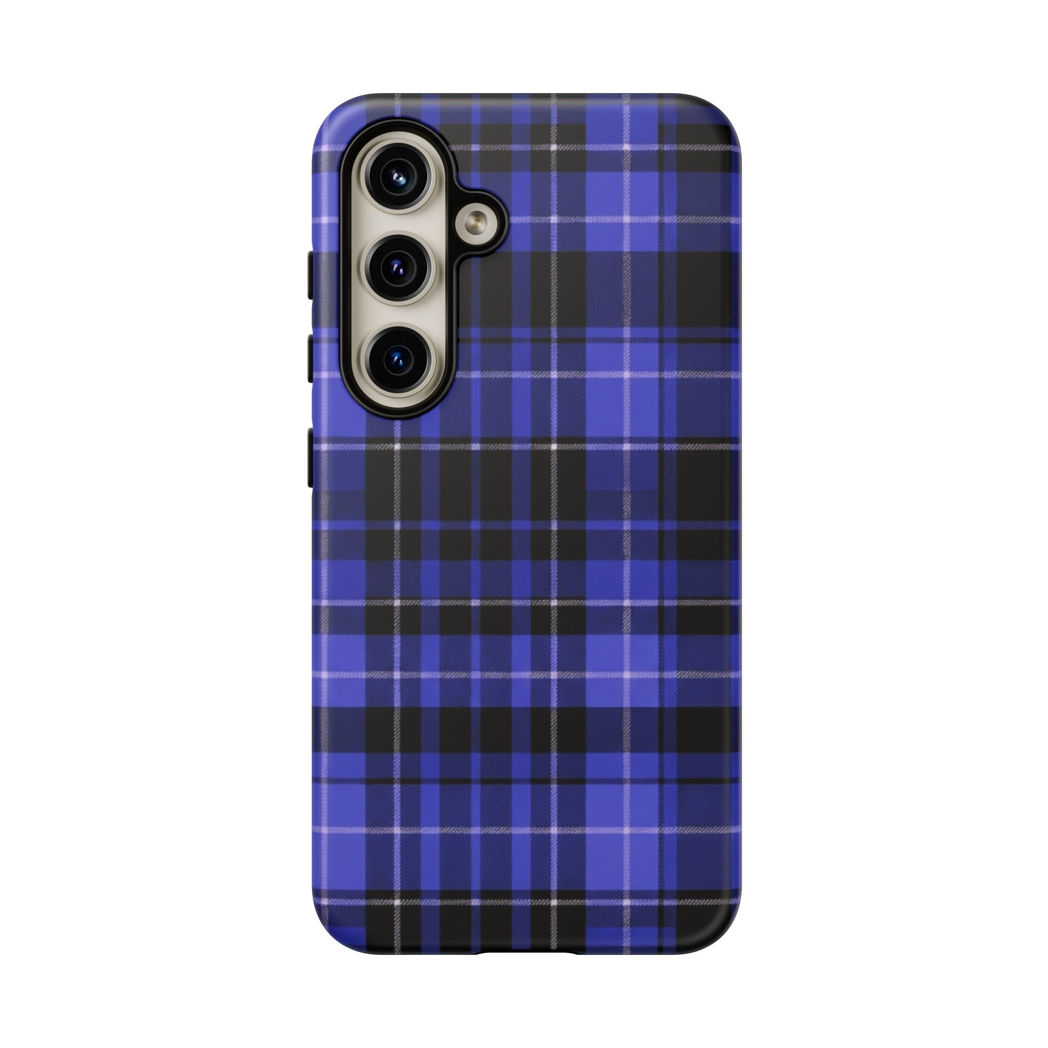 Blue Buffalo Plaid Tough Case — Blue Plaid Protective Phone Case