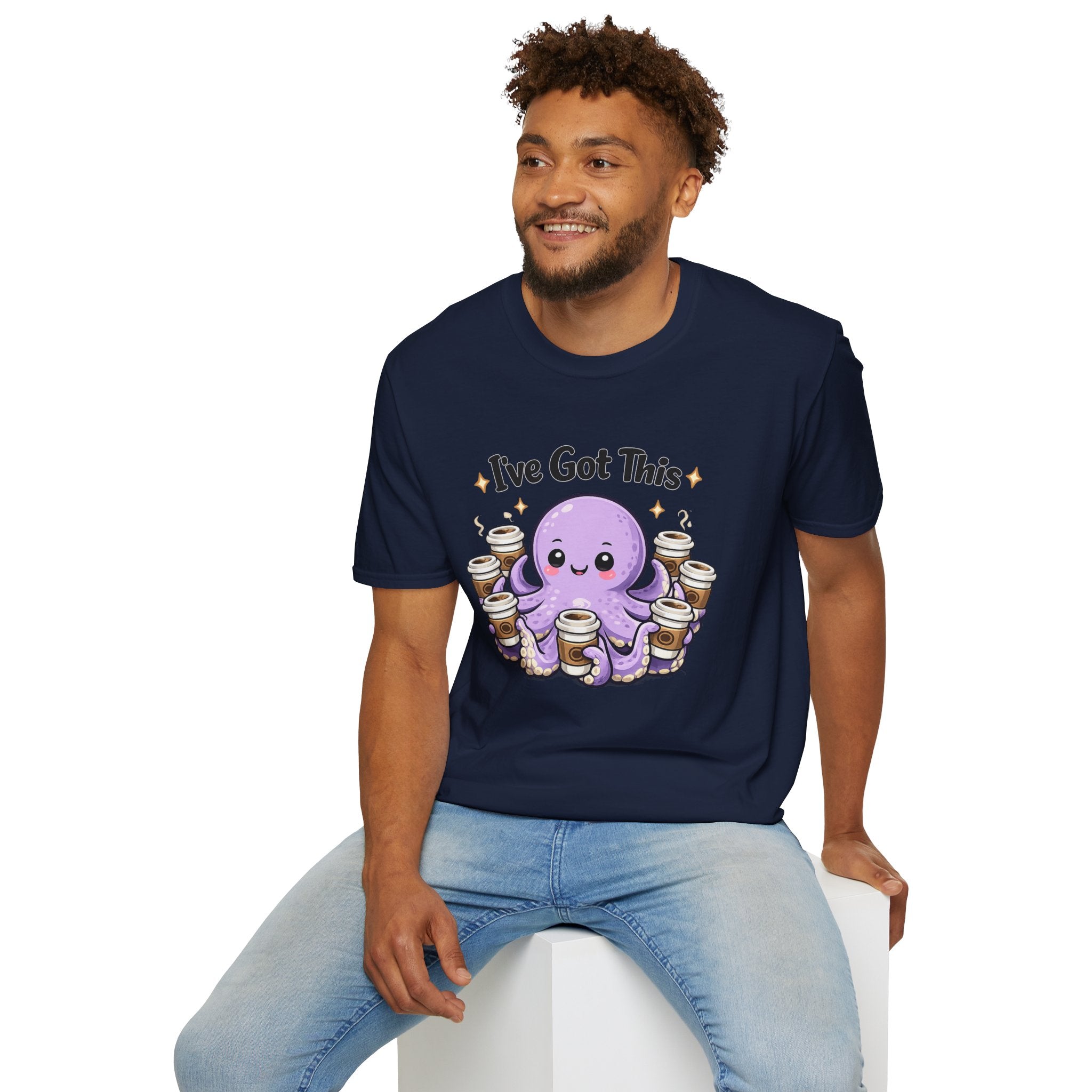 I’ve Got This Octopus Coffee Tee — Cute Motivational Graphic T-Shirt