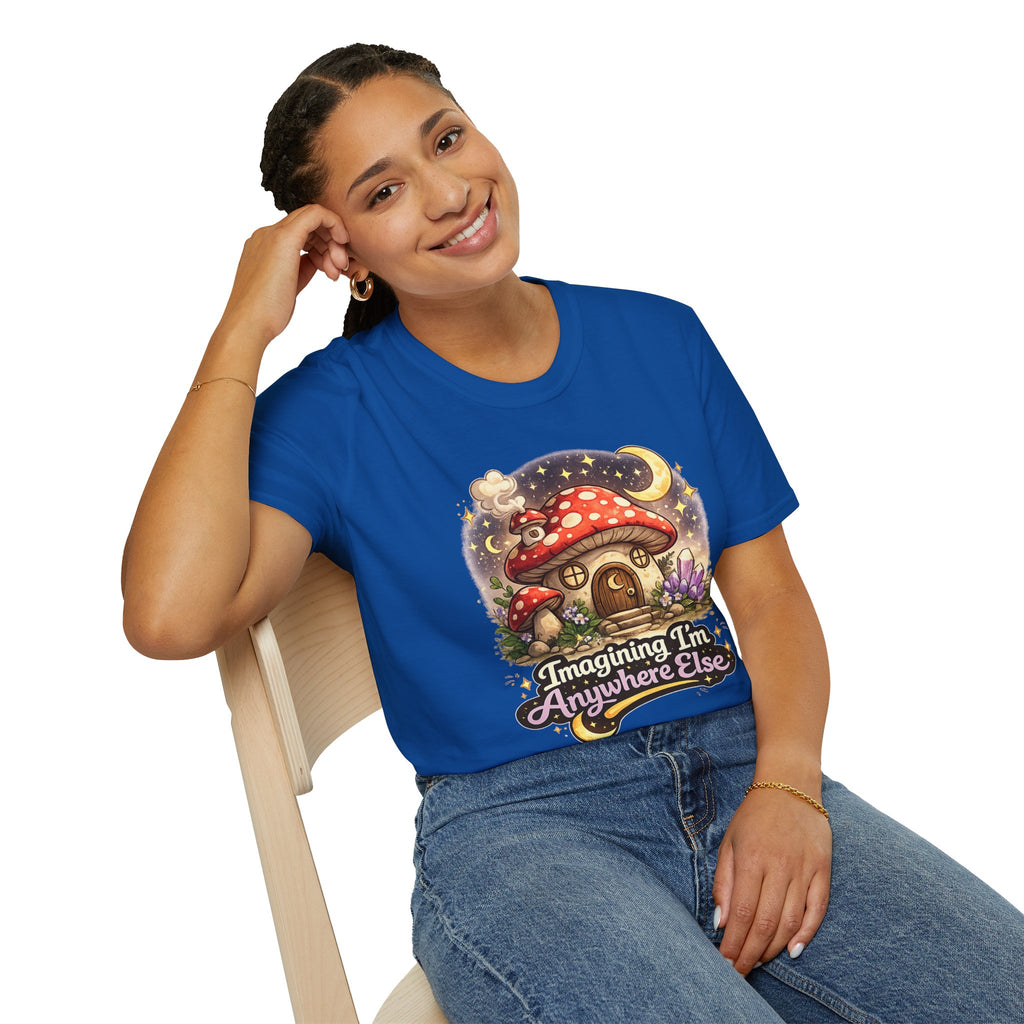 Imagining I'm Anywhere Else | Unisex Softstyle T-Shirt