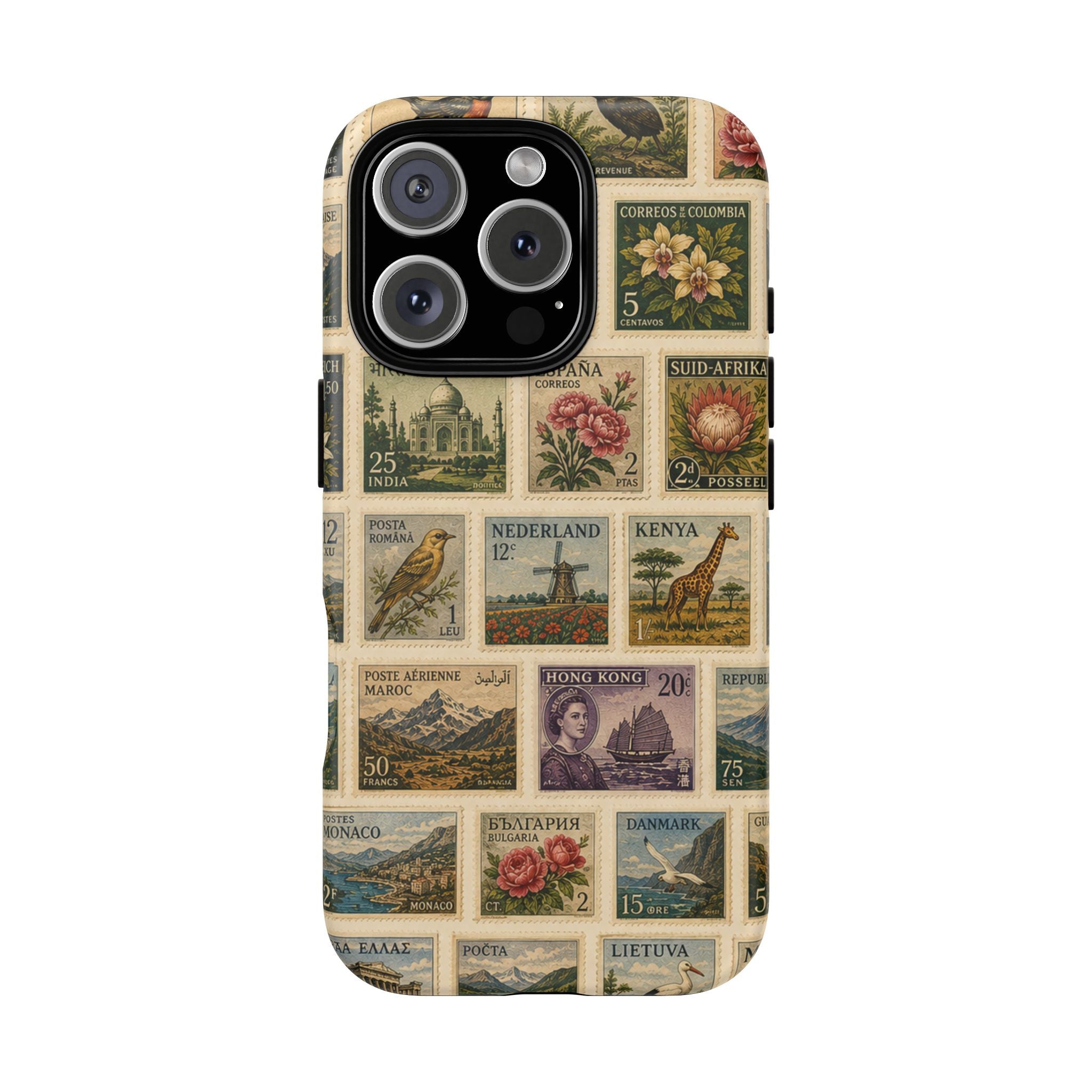 Vintage Postage Stamp Phone Case | Multiple Types