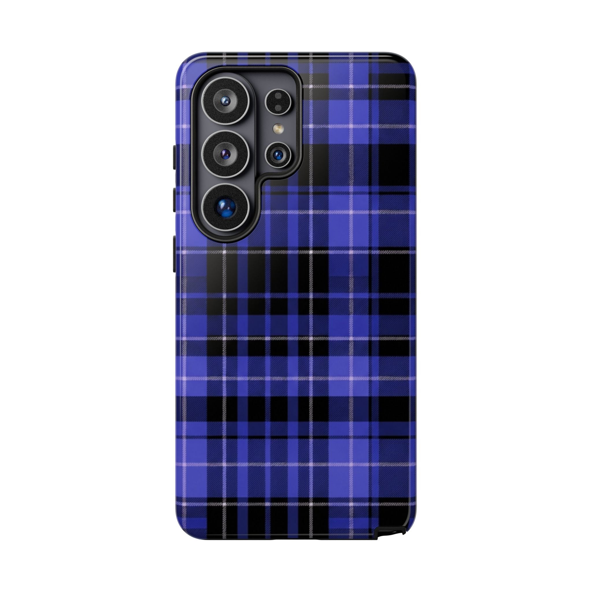 Blue Buffalo Plaid Tough Case — Blue Plaid Protective Phone Case