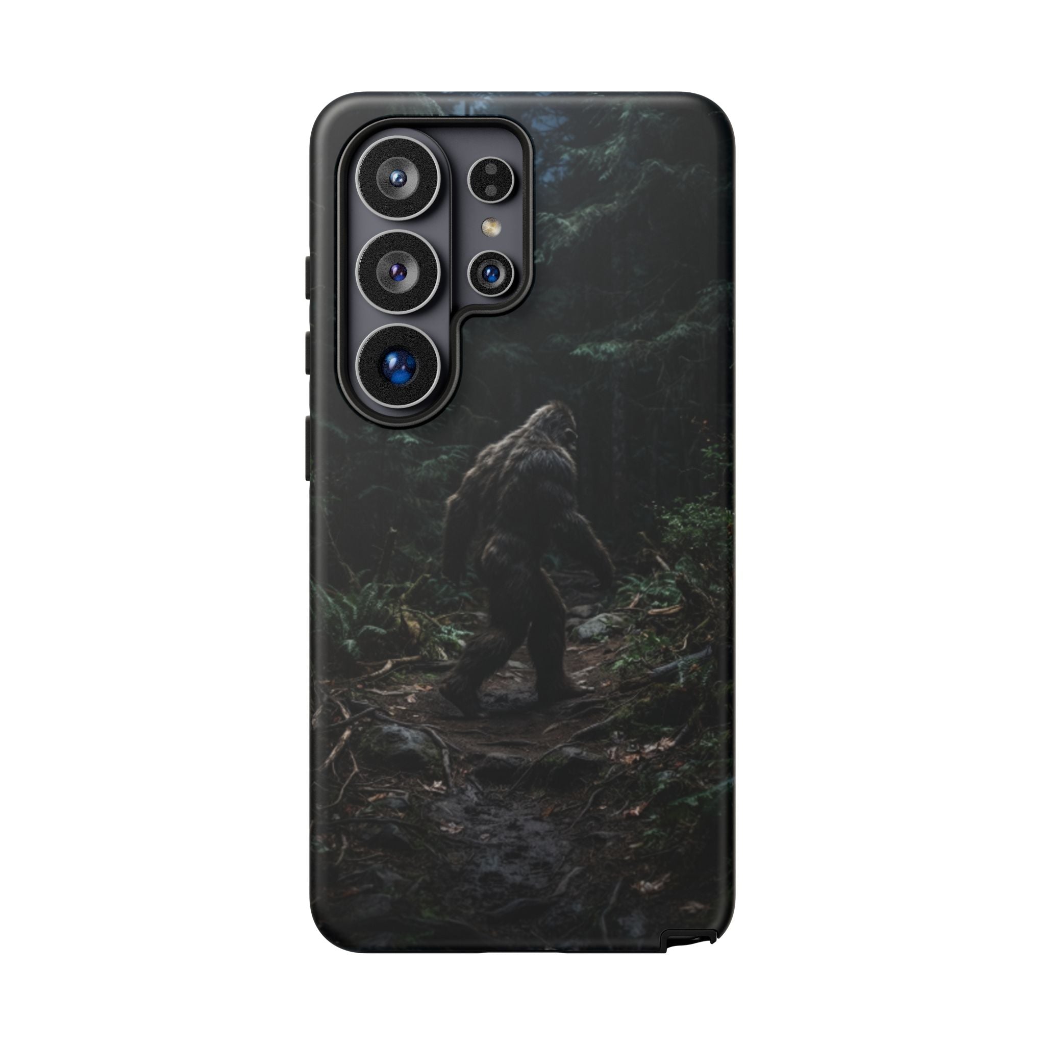 Bigfoot Forest Phone Case — Sasquatch Woodland Protective Cover