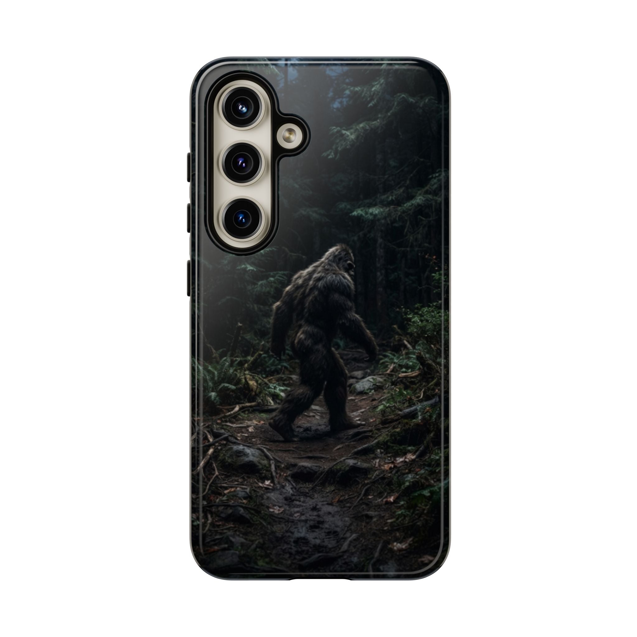 Bigfoot Forest Phone Case — Sasquatch Woodland Protective Cover