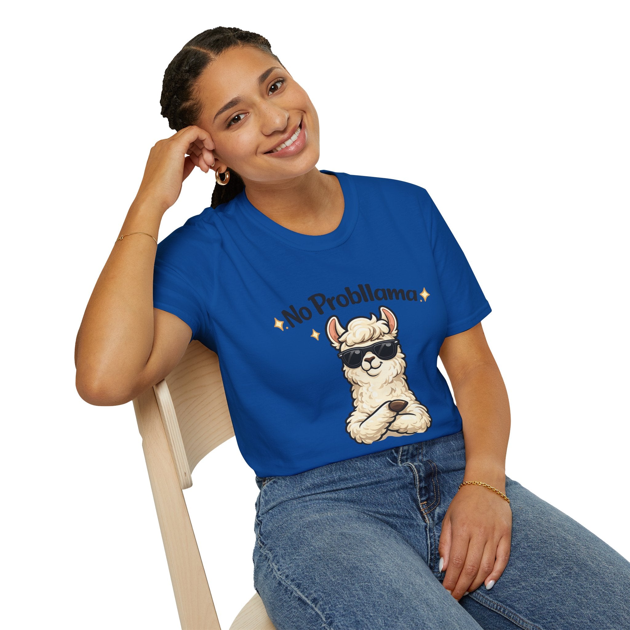 No Probllama T-Shirt — Funny Llama Graphic Tee