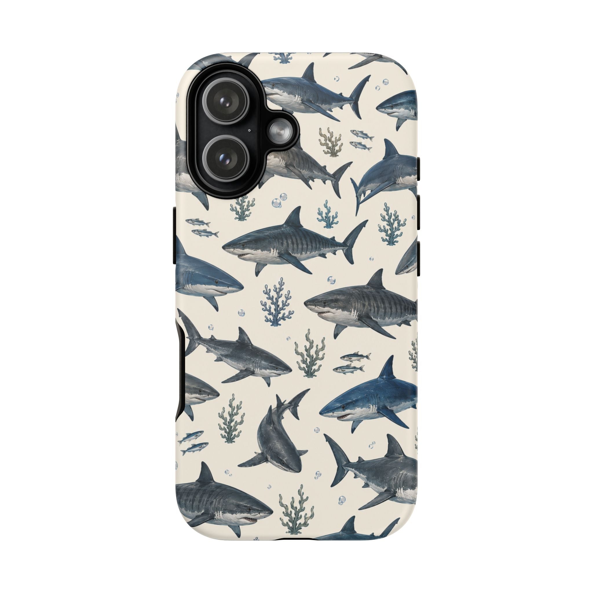 Shark Pattern Phone Case – Nautical Oceanic Phone Cover