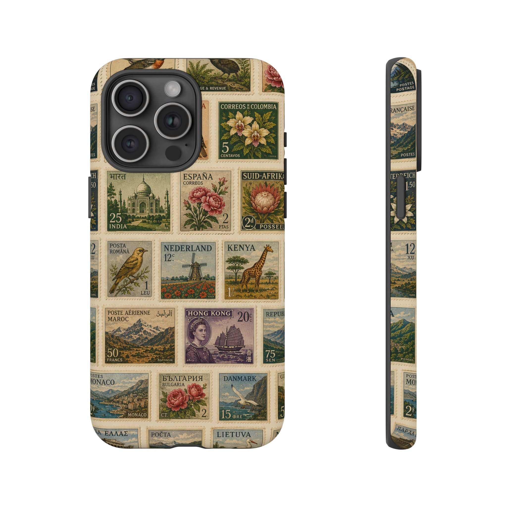 Vintage Postage Stamp Phone Case | Multiple Types