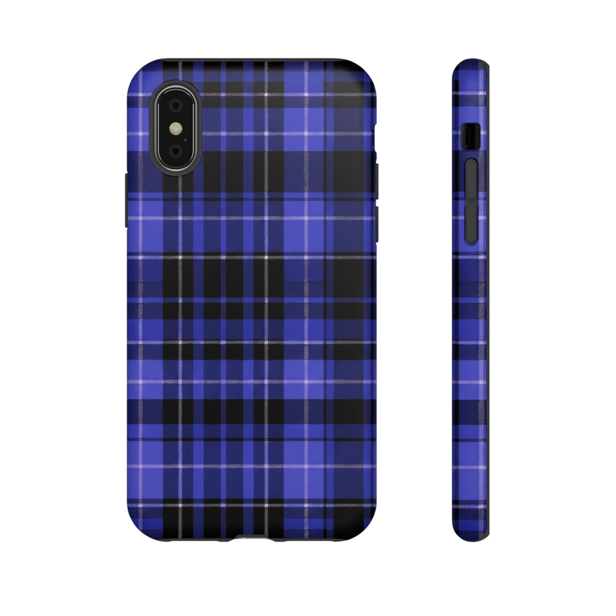 Blue Buffalo Plaid Tough Case — Blue Plaid Protective Phone Case