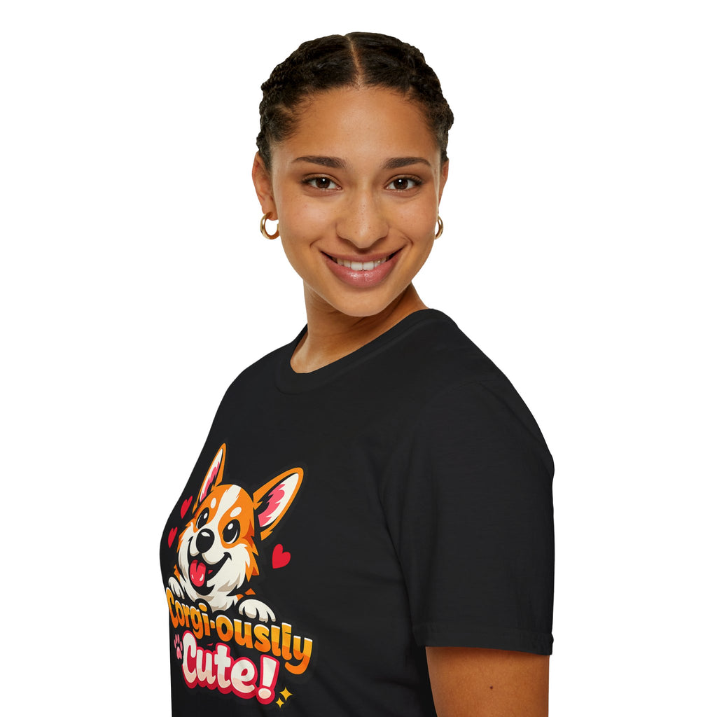 Corgi-ously Cute! Corgi Graphic T-Shirt