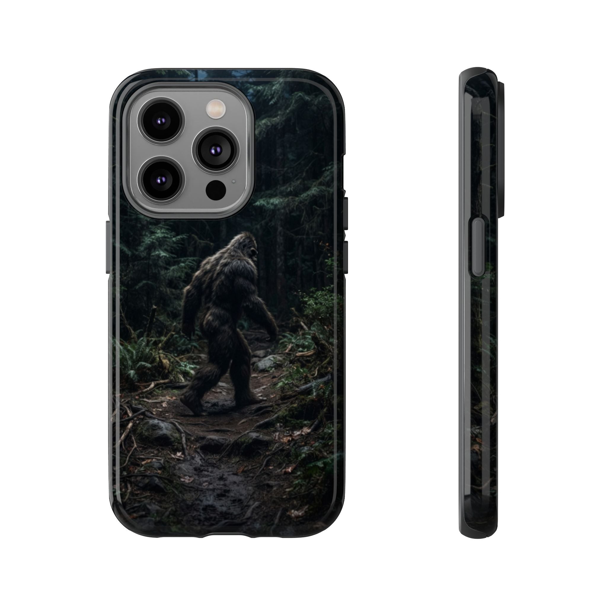 Bigfoot Forest Phone Case — Sasquatch Woodland Protective Cover