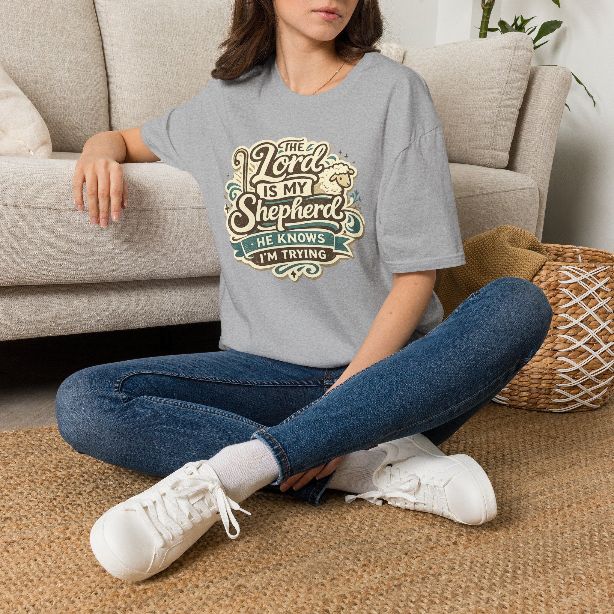 The Lord Is My Shepherd T-Shirt — Christian Faith Inspirational Tee