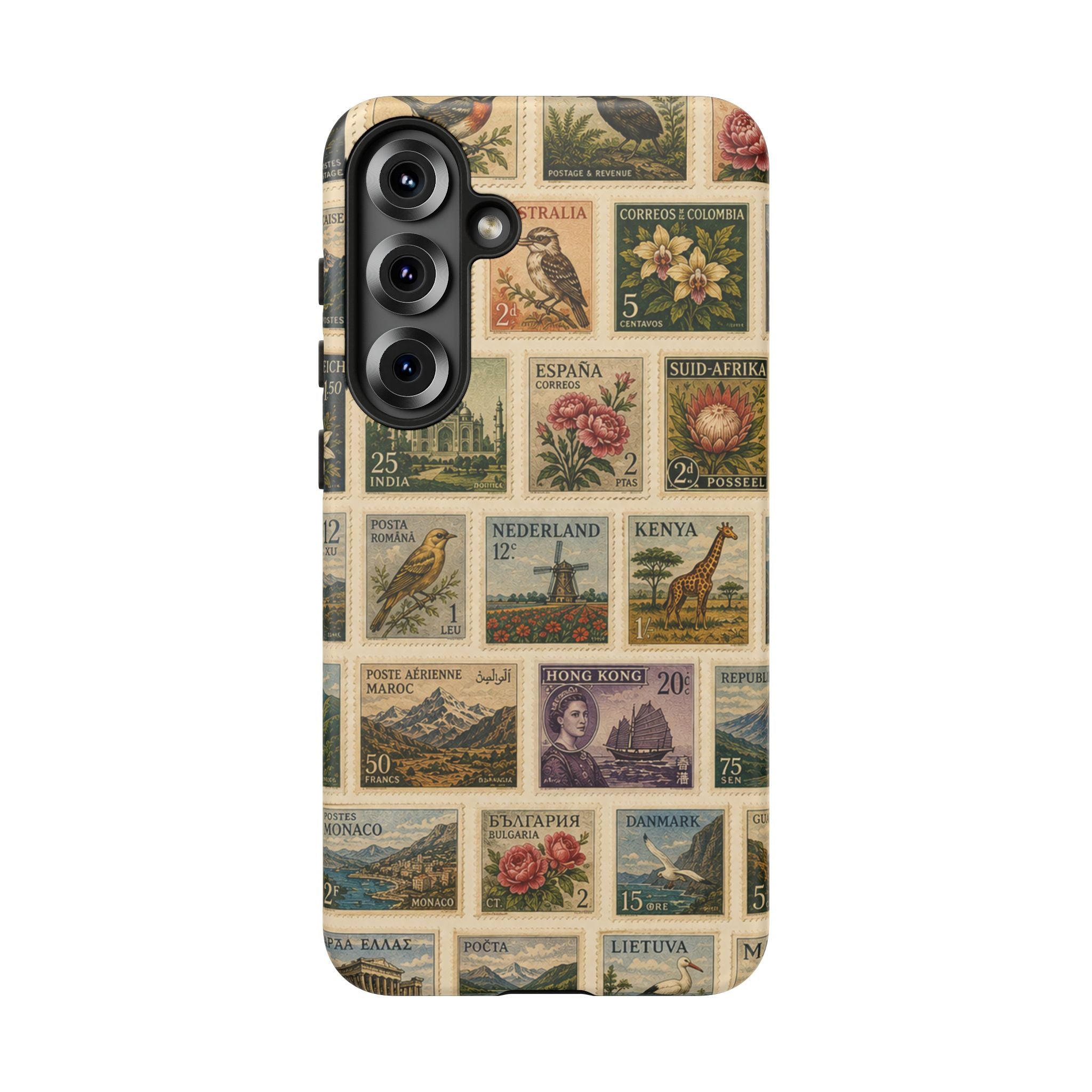 Vintage Postage Stamp Phone Case | Multiple Types