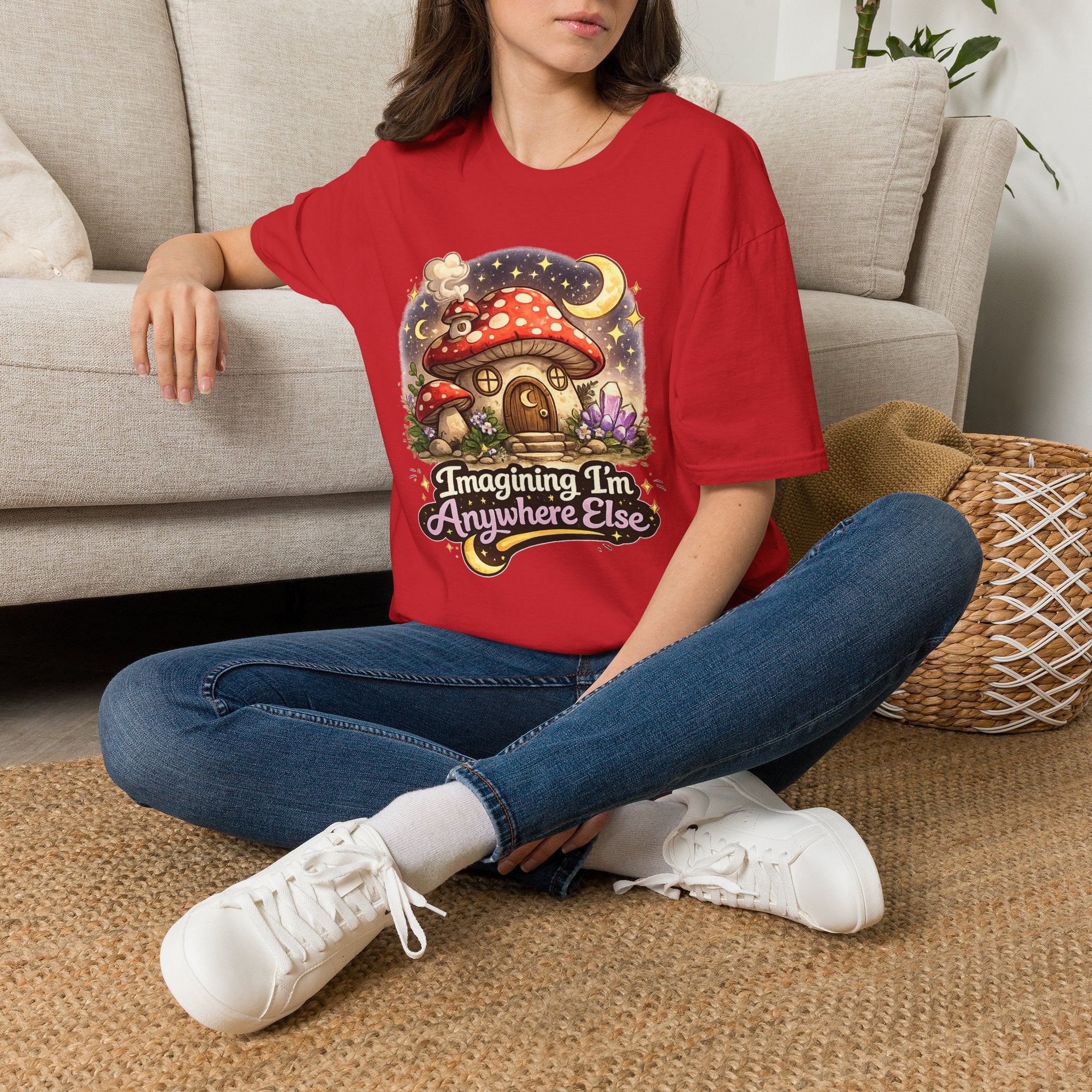 Imagining I'm Anywhere Else | Unisex Softstyle T-Shirt