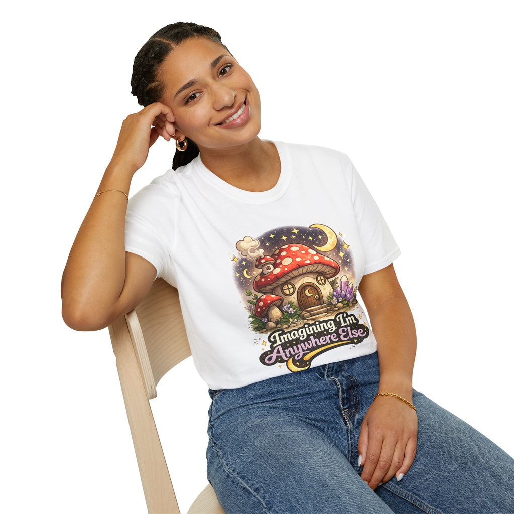 Imagining I'm Anywhere Else | Unisex Softstyle T-Shirt