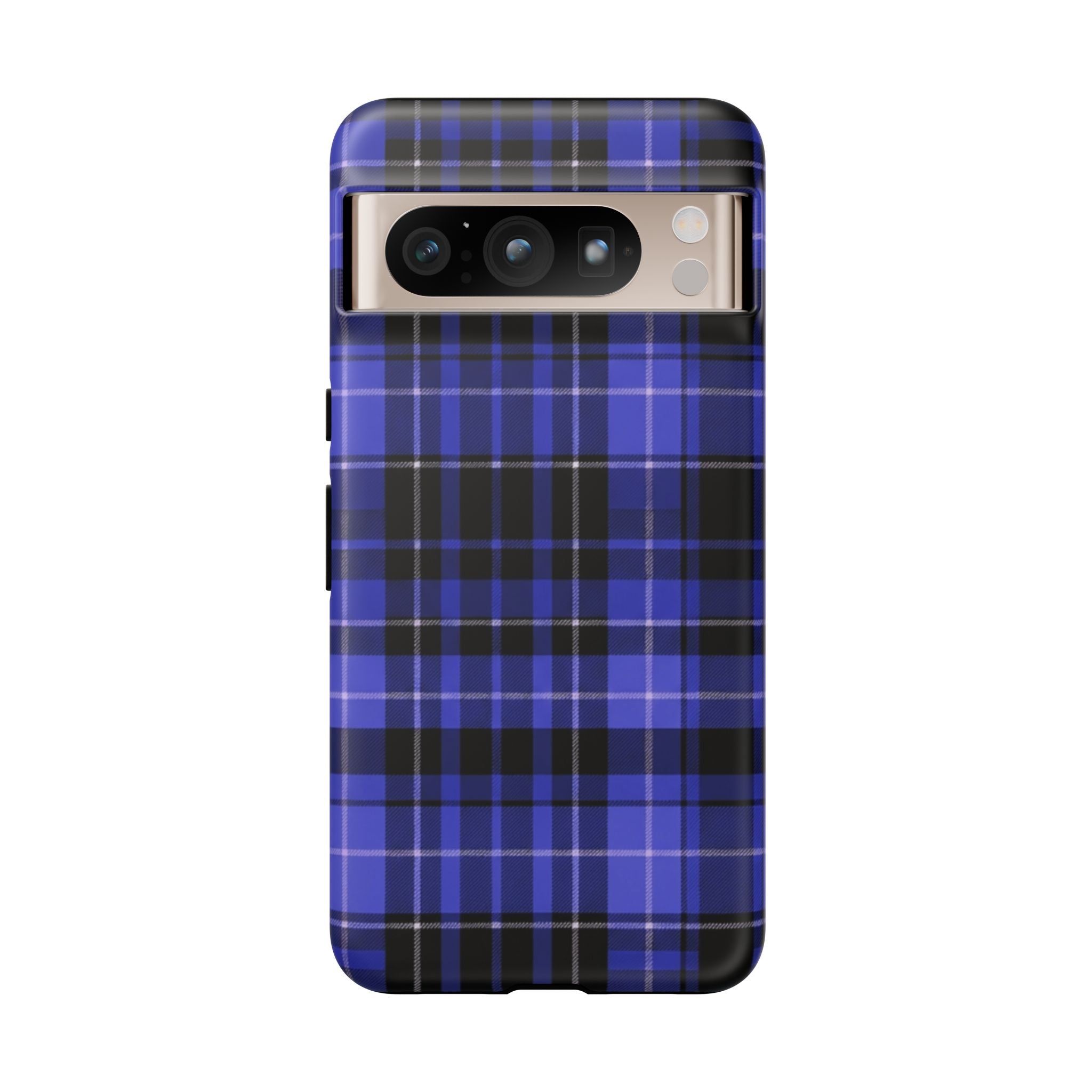 Blue Buffalo Plaid Tough Case — Blue Plaid Protective Phone Case