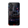 Tokyo Phone Case - Neon City Night Racer (Protective Tough Case)