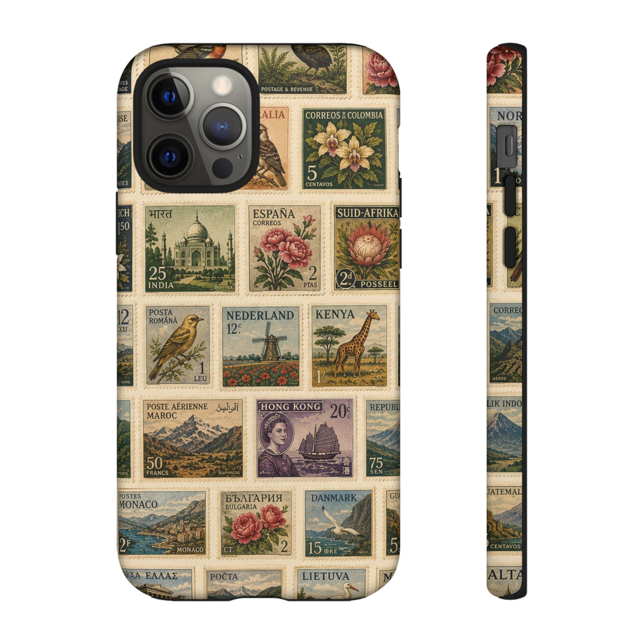 Vintage Postage Stamp Phone Case | Multiple Types