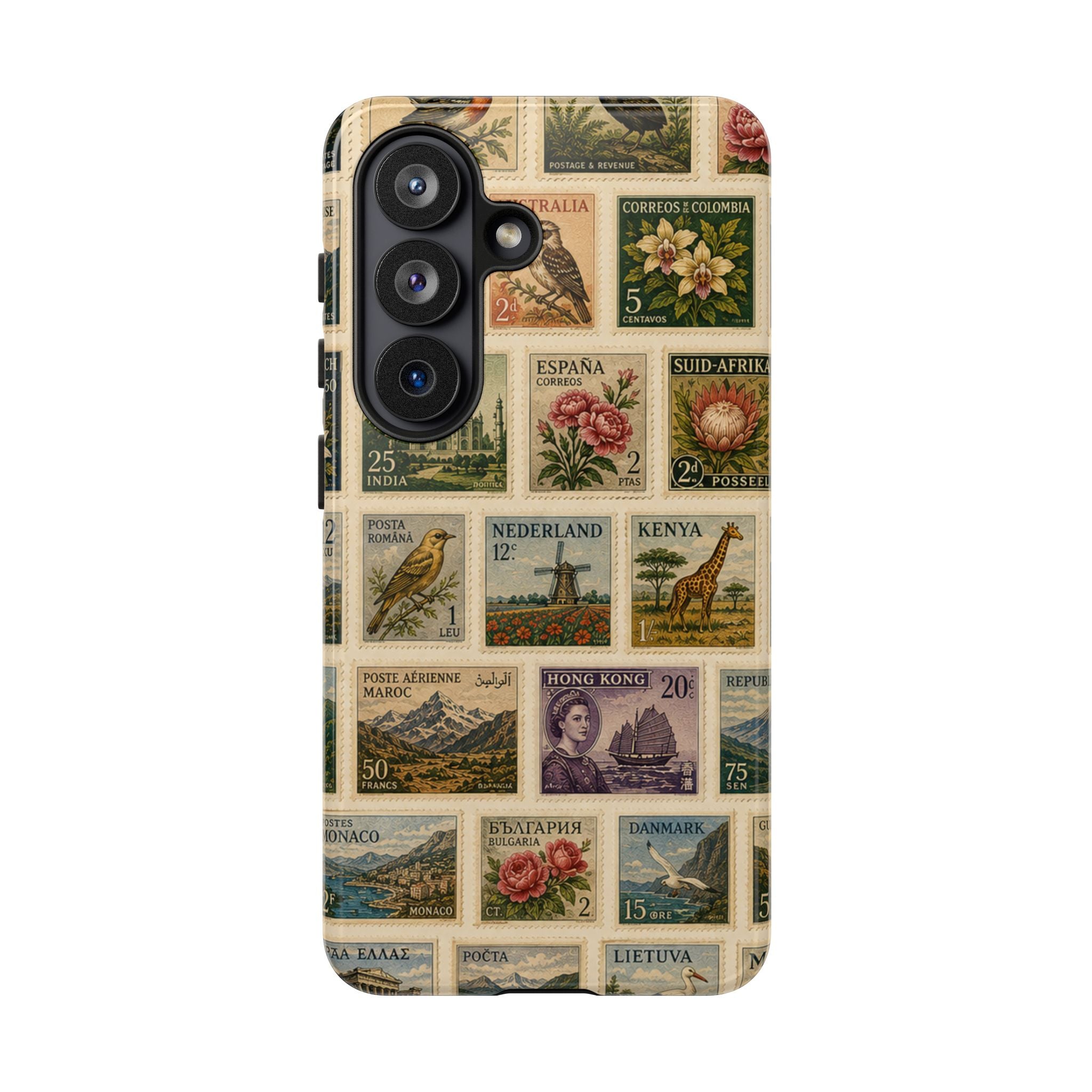 Vintage Postage Stamp Phone Case | Multiple Types