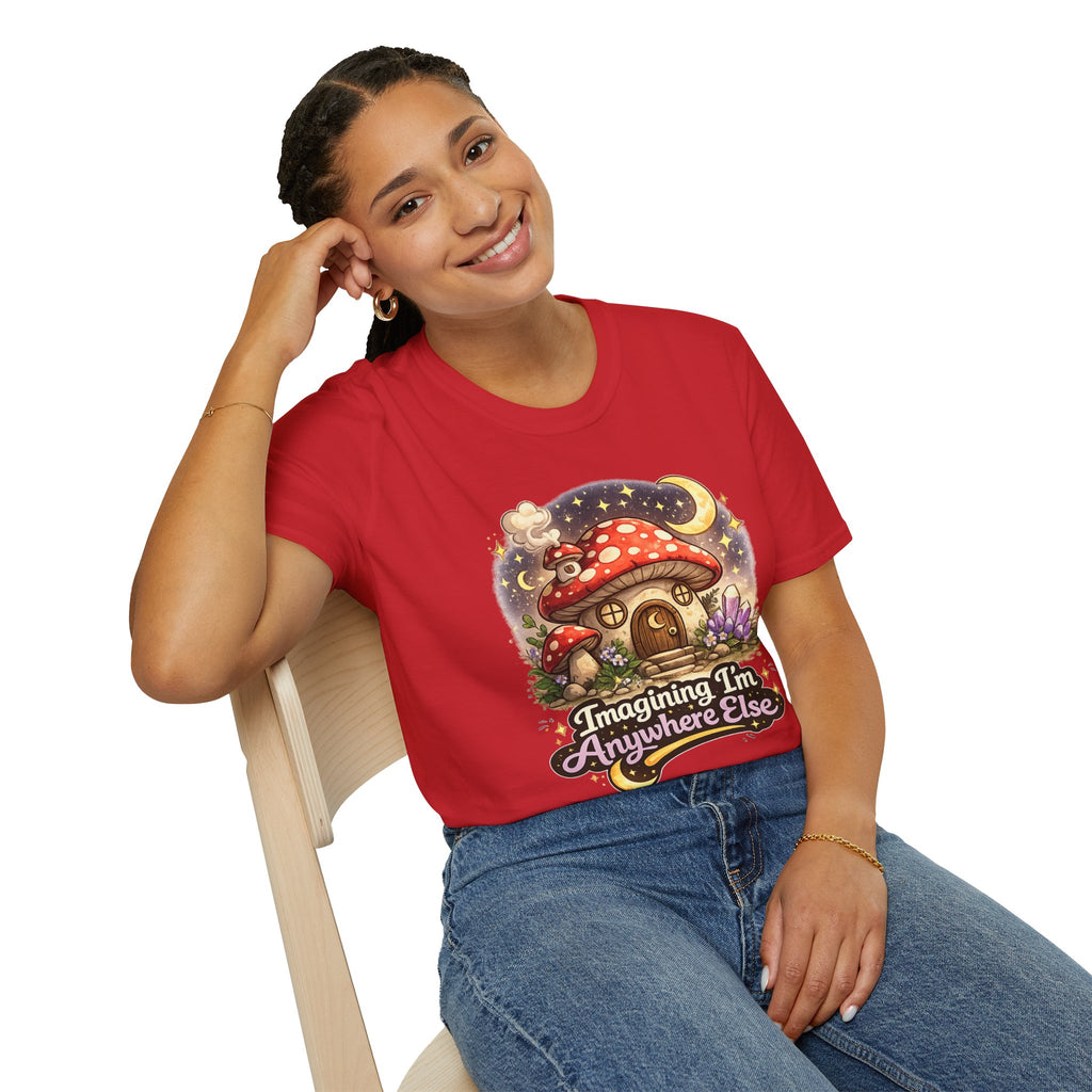 Imagining I'm Anywhere Else | Unisex Softstyle T-Shirt
