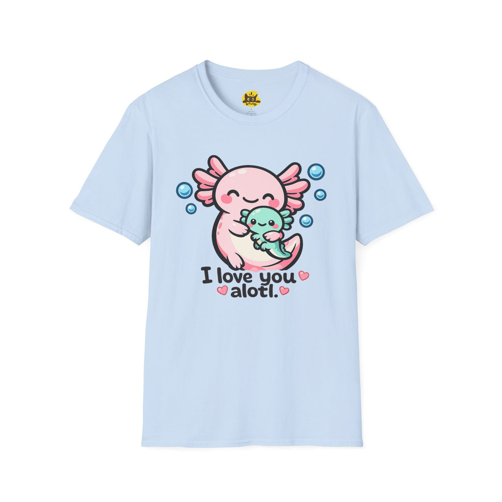 "I love you a lotl" Cute Axolotl Family Tee