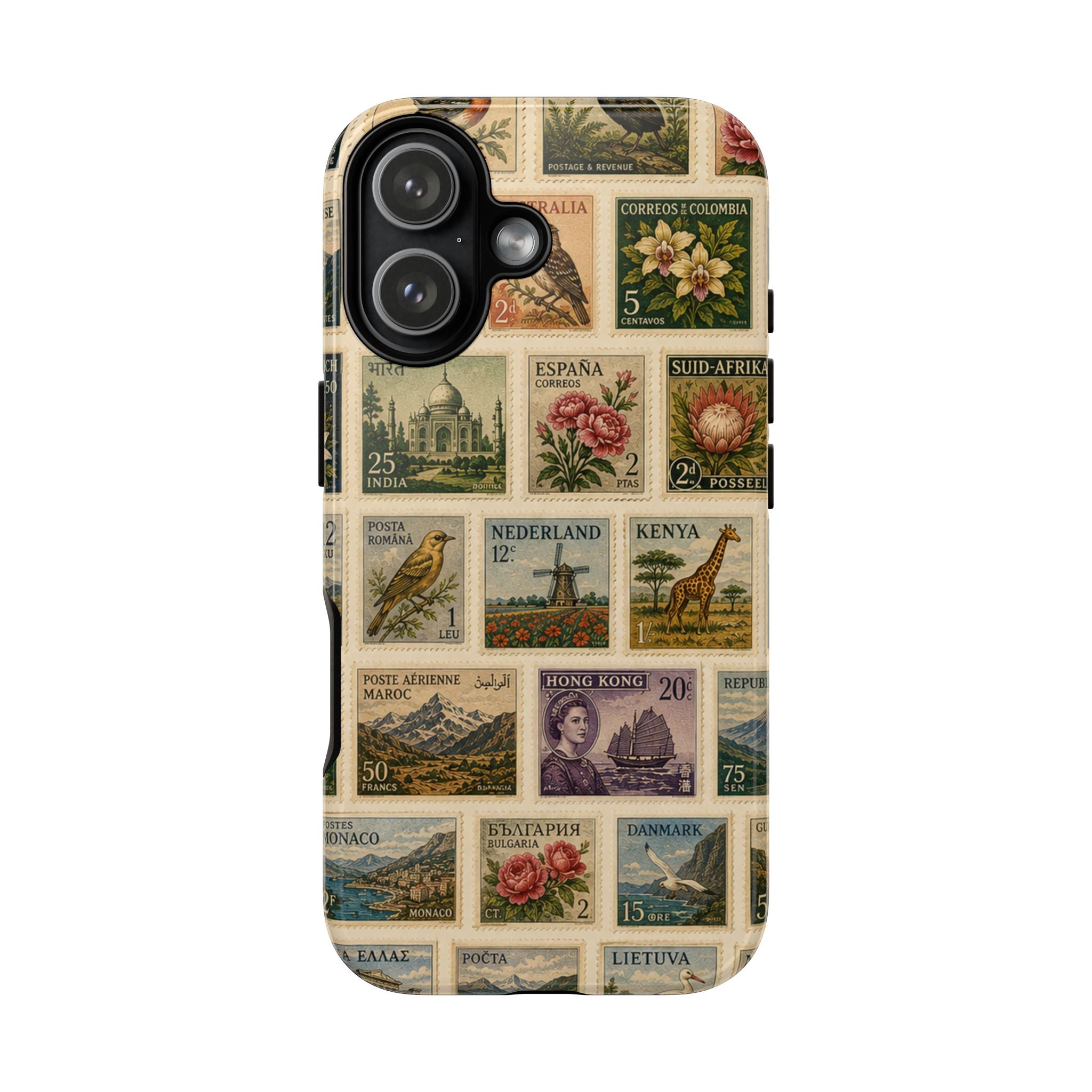 Vintage Postage Stamp Phone Case | Multiple Types