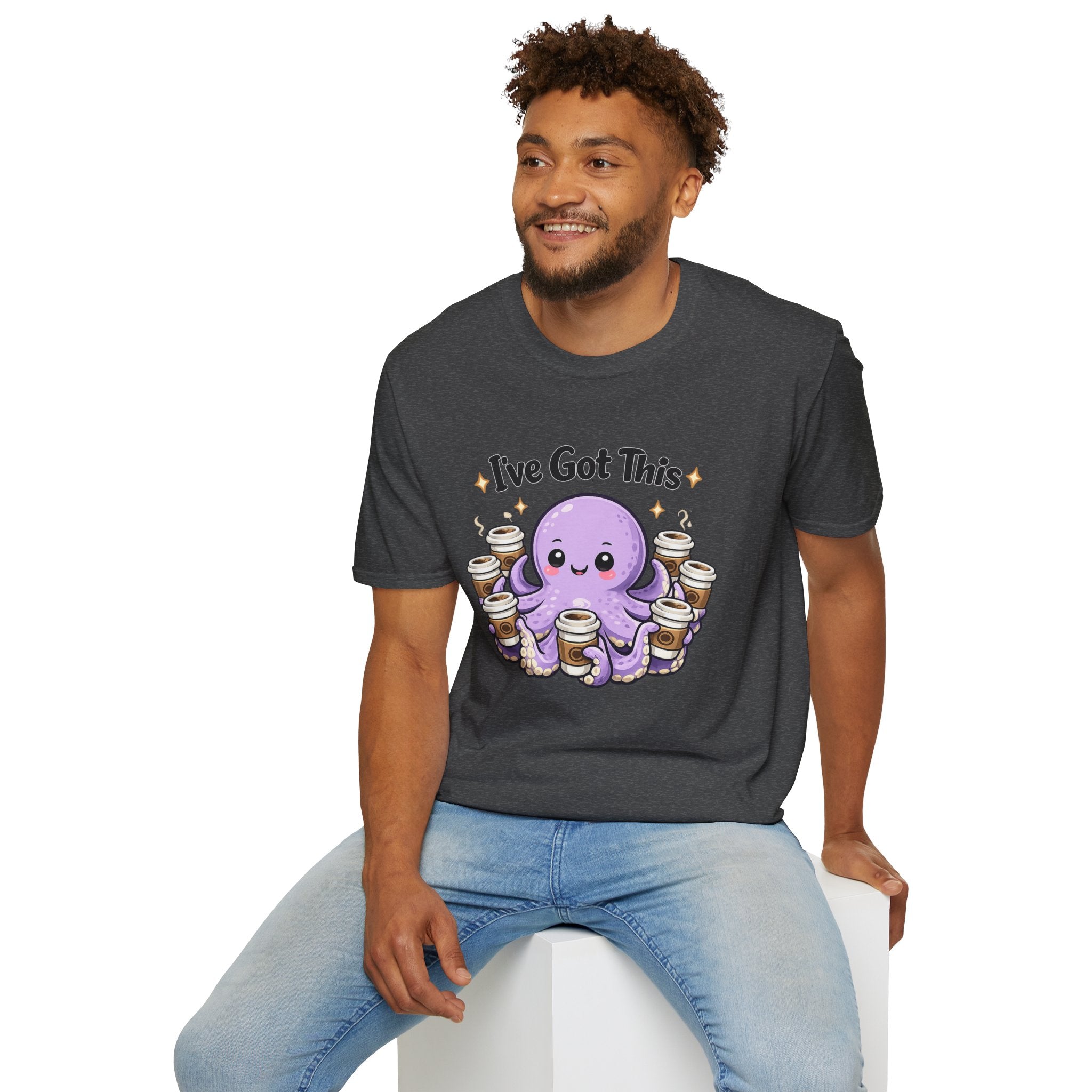 I’ve Got This Octopus Coffee Tee — Cute Motivational Graphic T-Shirt