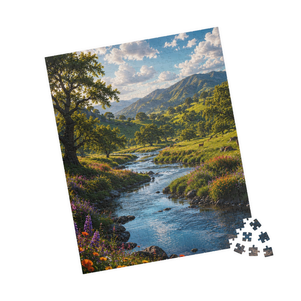 Scenic River Valley Jigsaw Puzzle — 110-1014 pcs Nature Puzzle