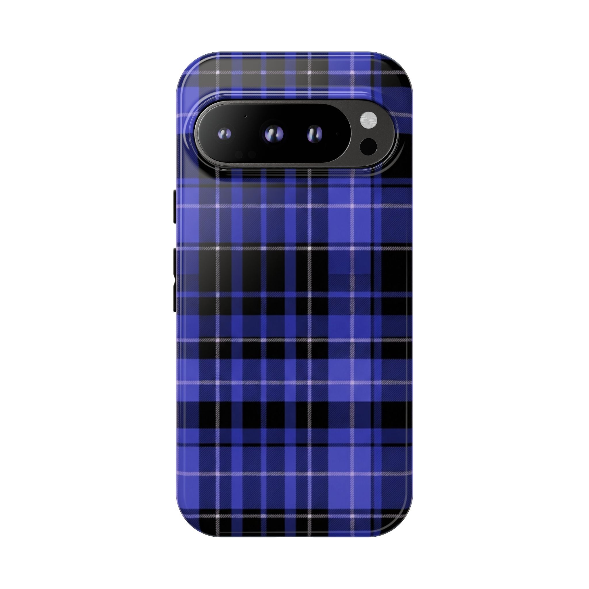 Blue Buffalo Plaid Tough Case — Blue Plaid Protective Phone Case