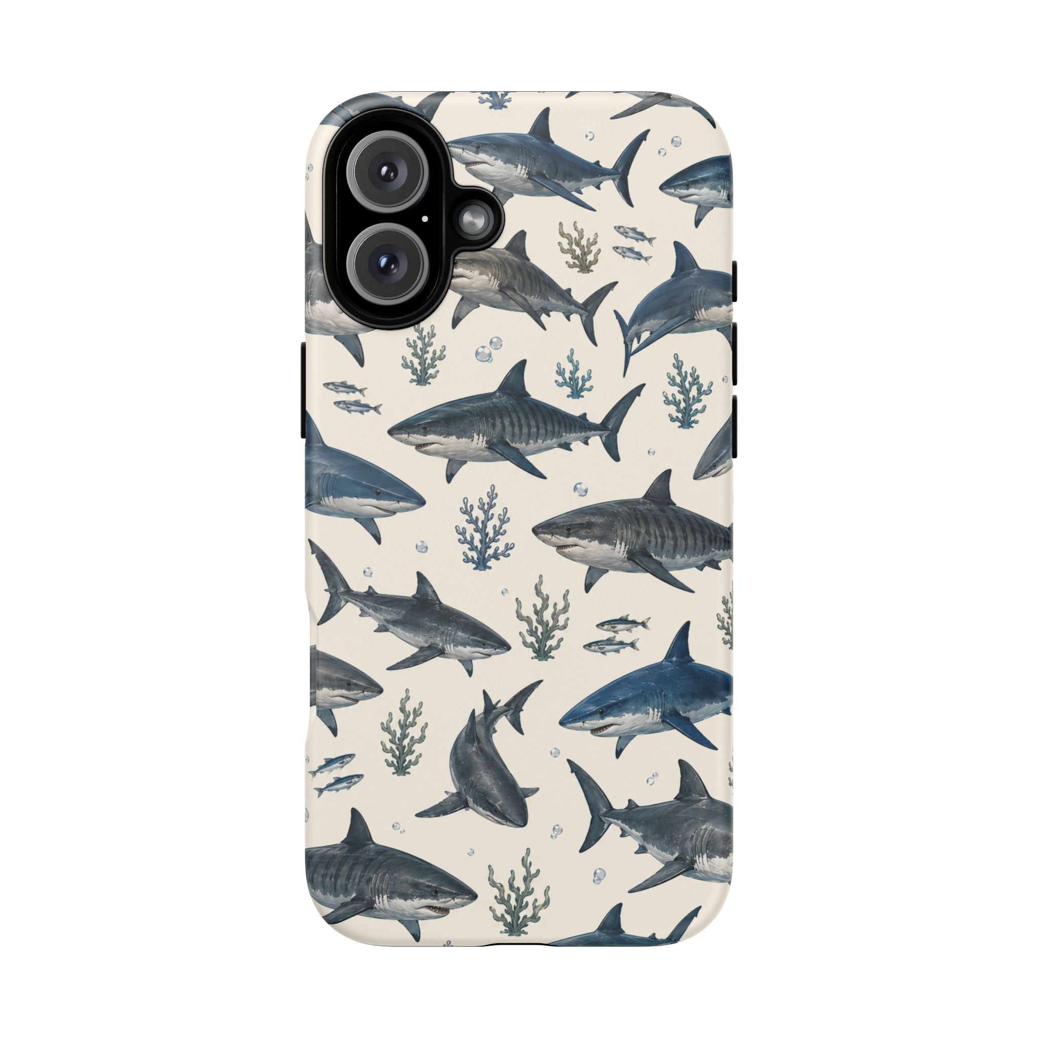 Shark Pattern Phone Case – Nautical Oceanic Phone Cover