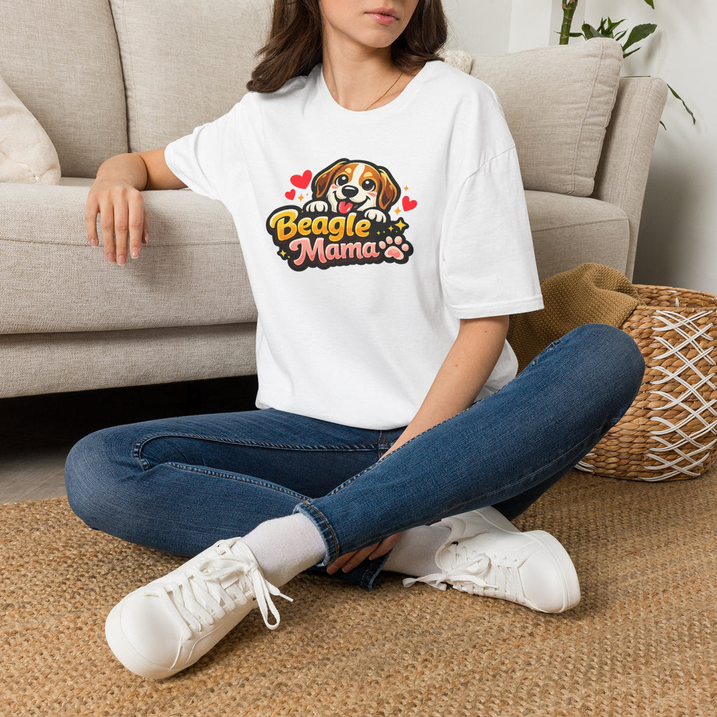 Beagle Mama T-Shirt — Cute Beagle Mom Dog Lover Graphic Tee