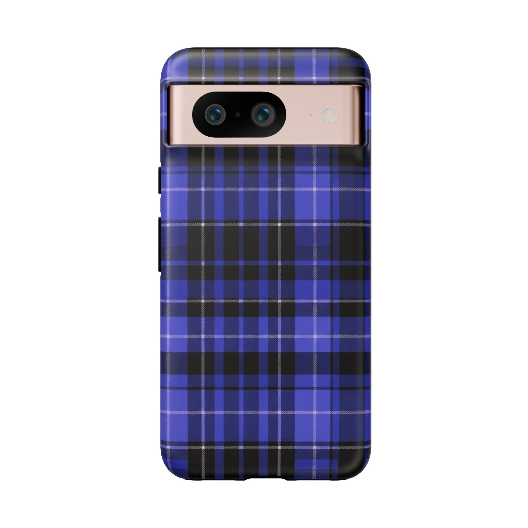 Blue Buffalo Plaid Tough Case — Blue Plaid Protective Phone Case