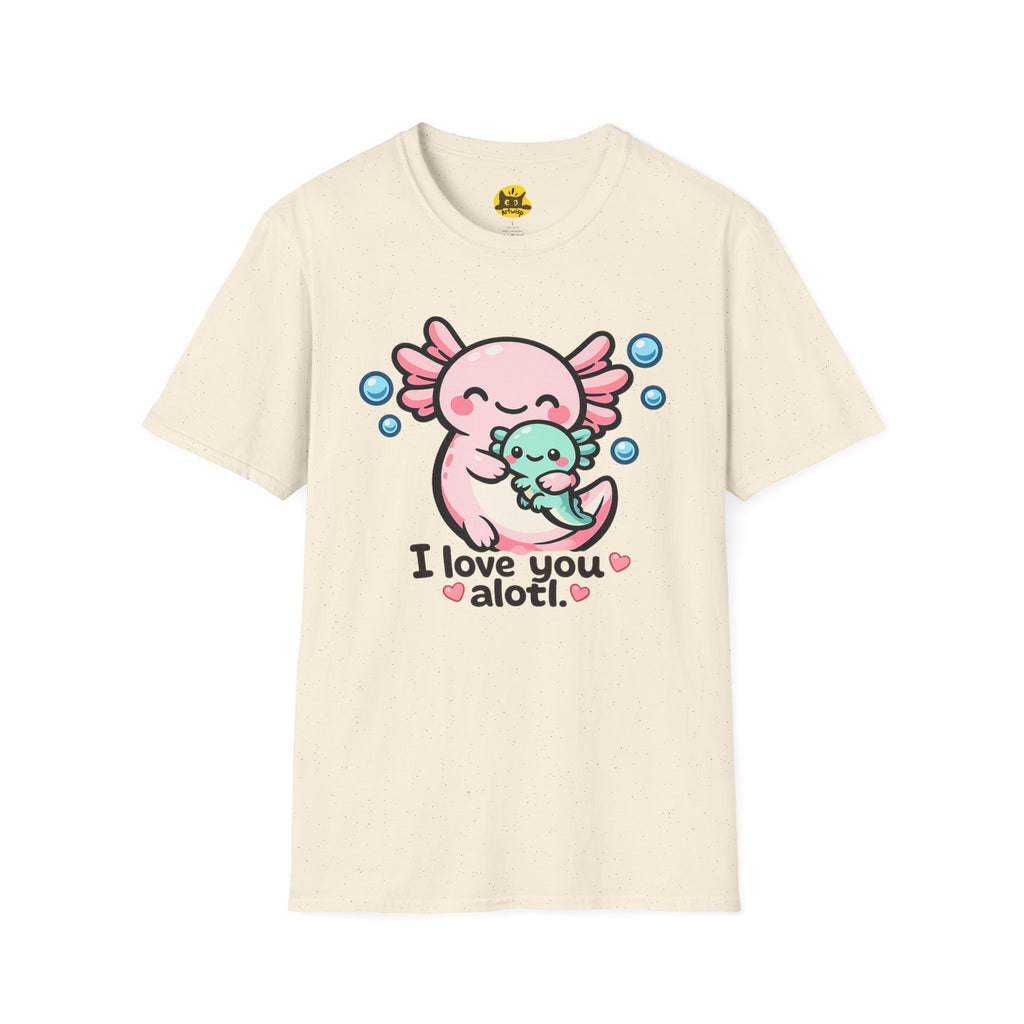 "I love you a lotl" Cute Axolotl Family Tee