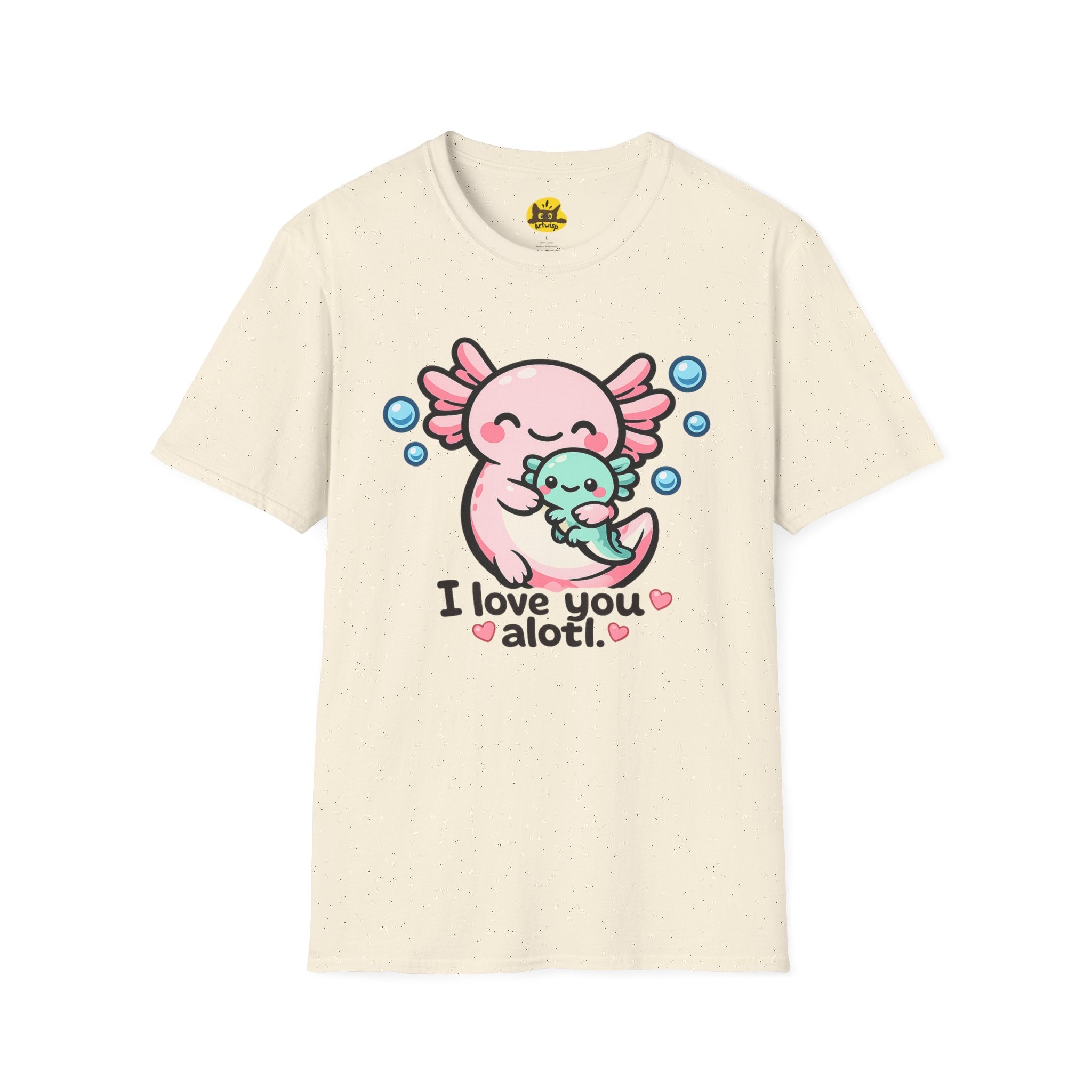 "I love you a lotl" Cute Axolotl Family Tee