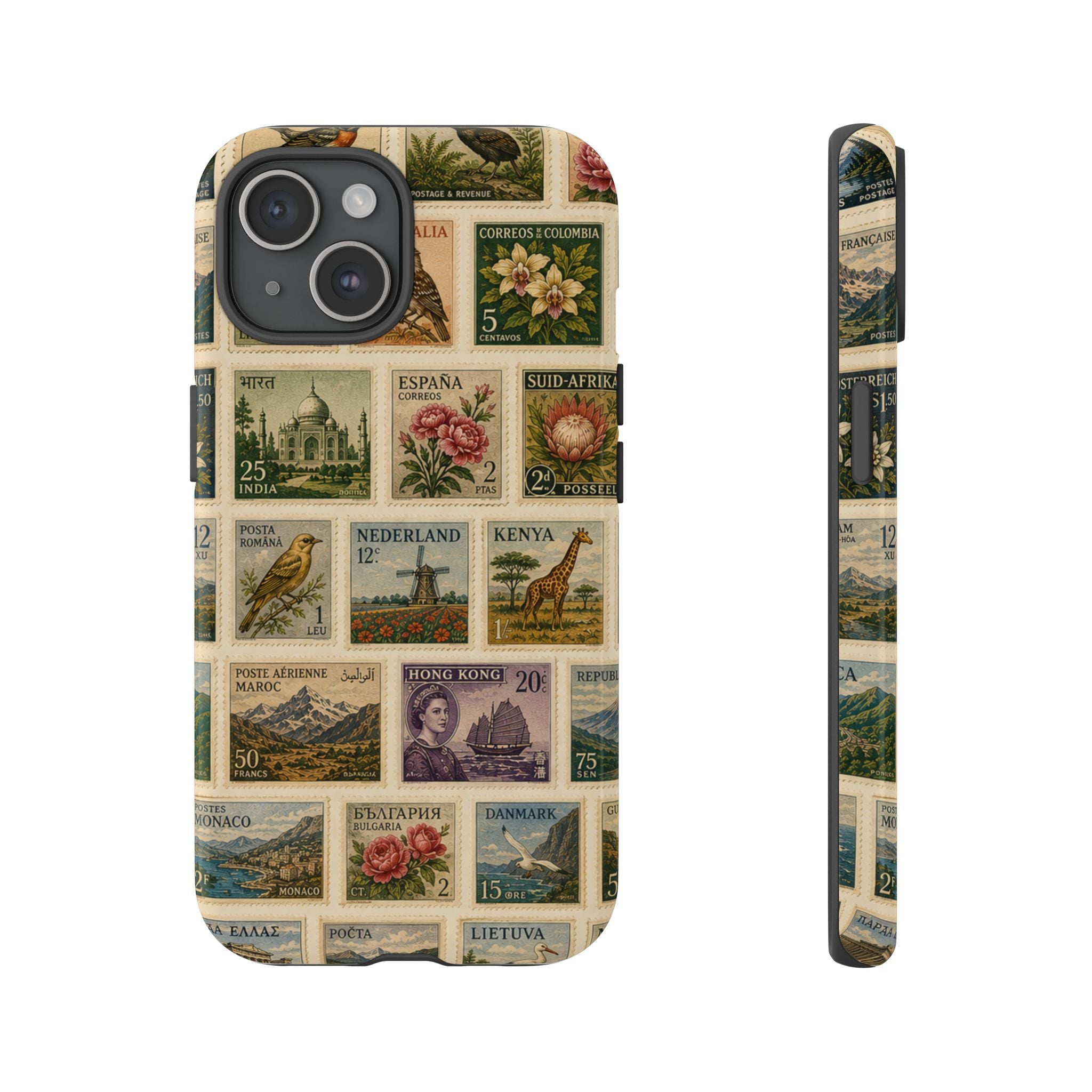 Vintage Postage Stamp Phone Case | Multiple Types