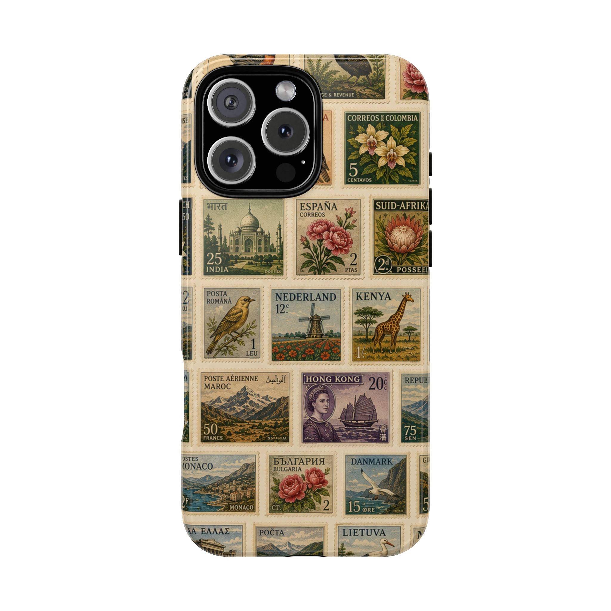 Vintage Postage Stamp Phone Case | Multiple Types