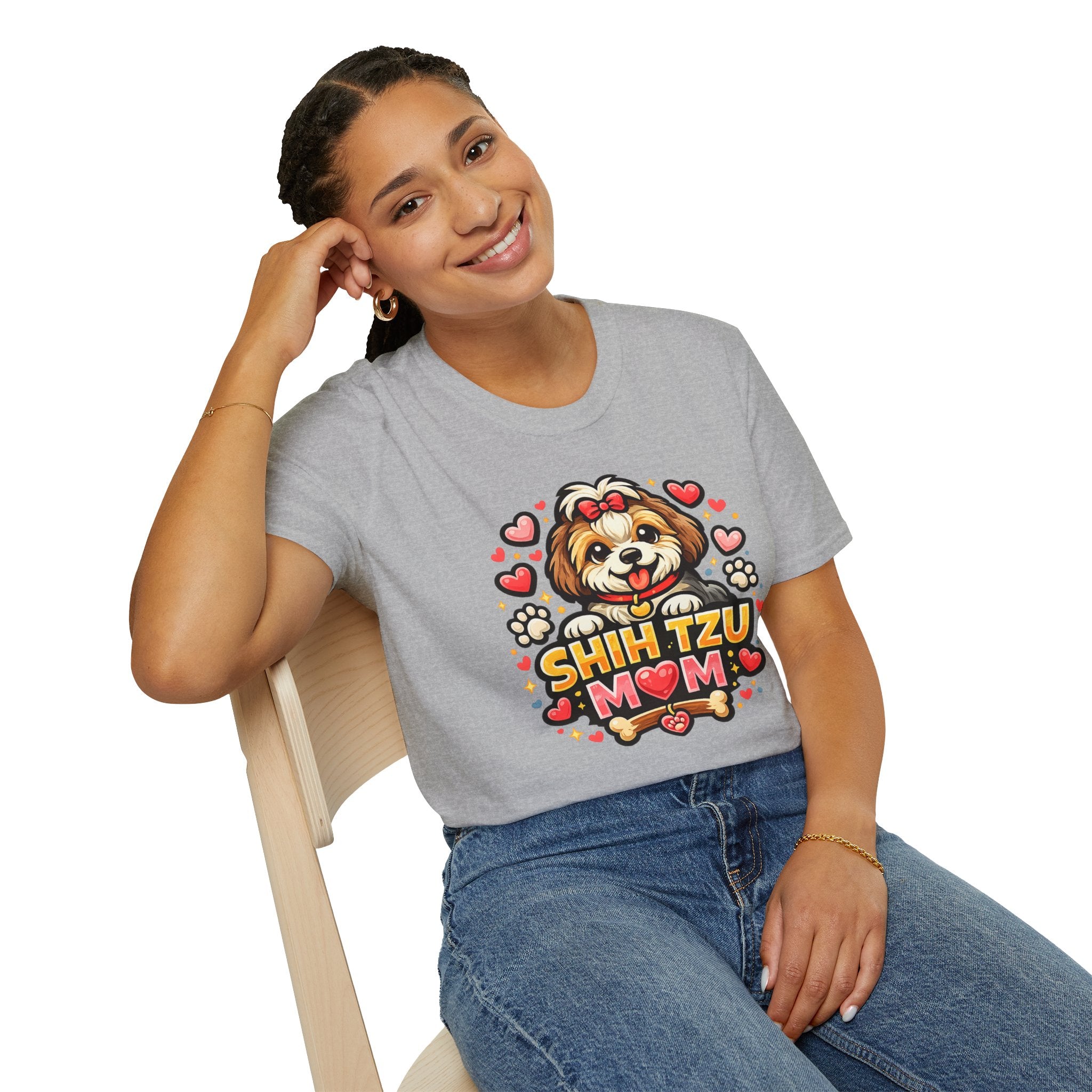 Shih Tzu Mom T-Shirt — Cute Shitzu Mom Tee
