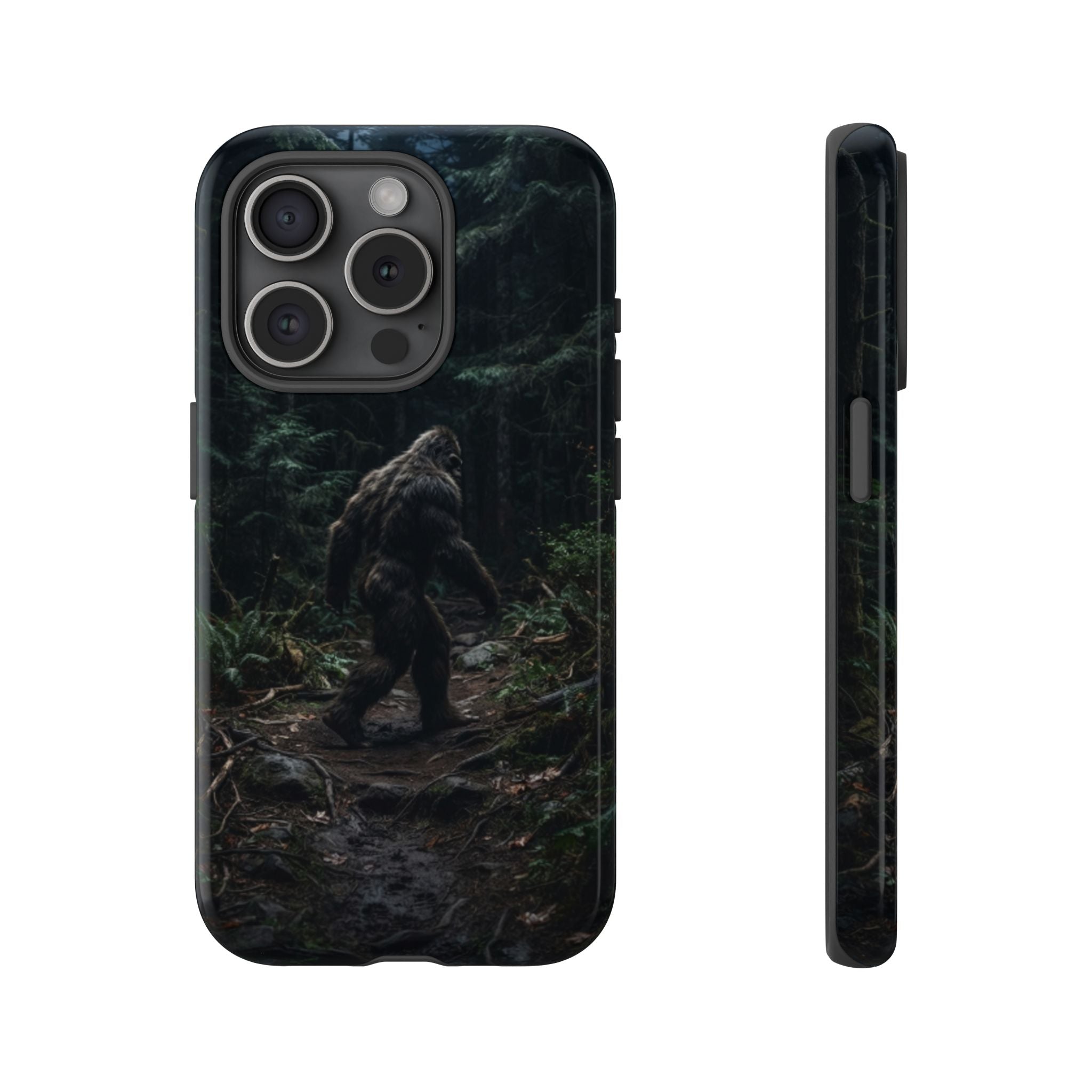 Bigfoot Forest Phone Case — Sasquatch Woodland Protective Cover
