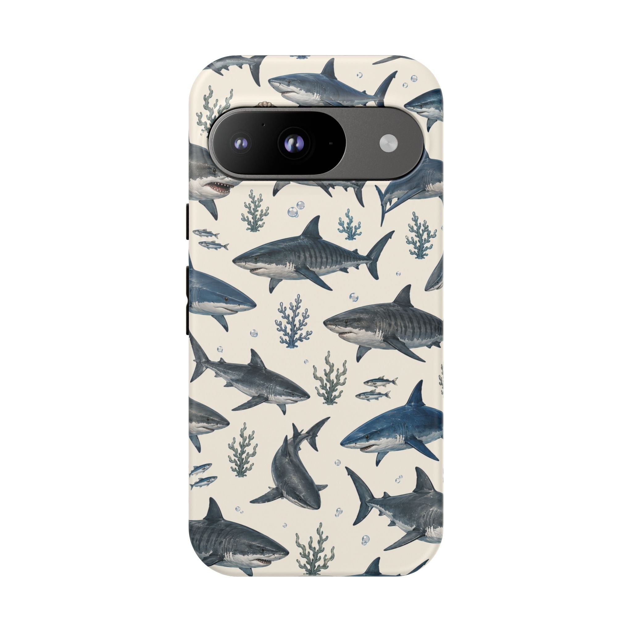 Shark Pattern Phone Case – Nautical Oceanic Phone Cover