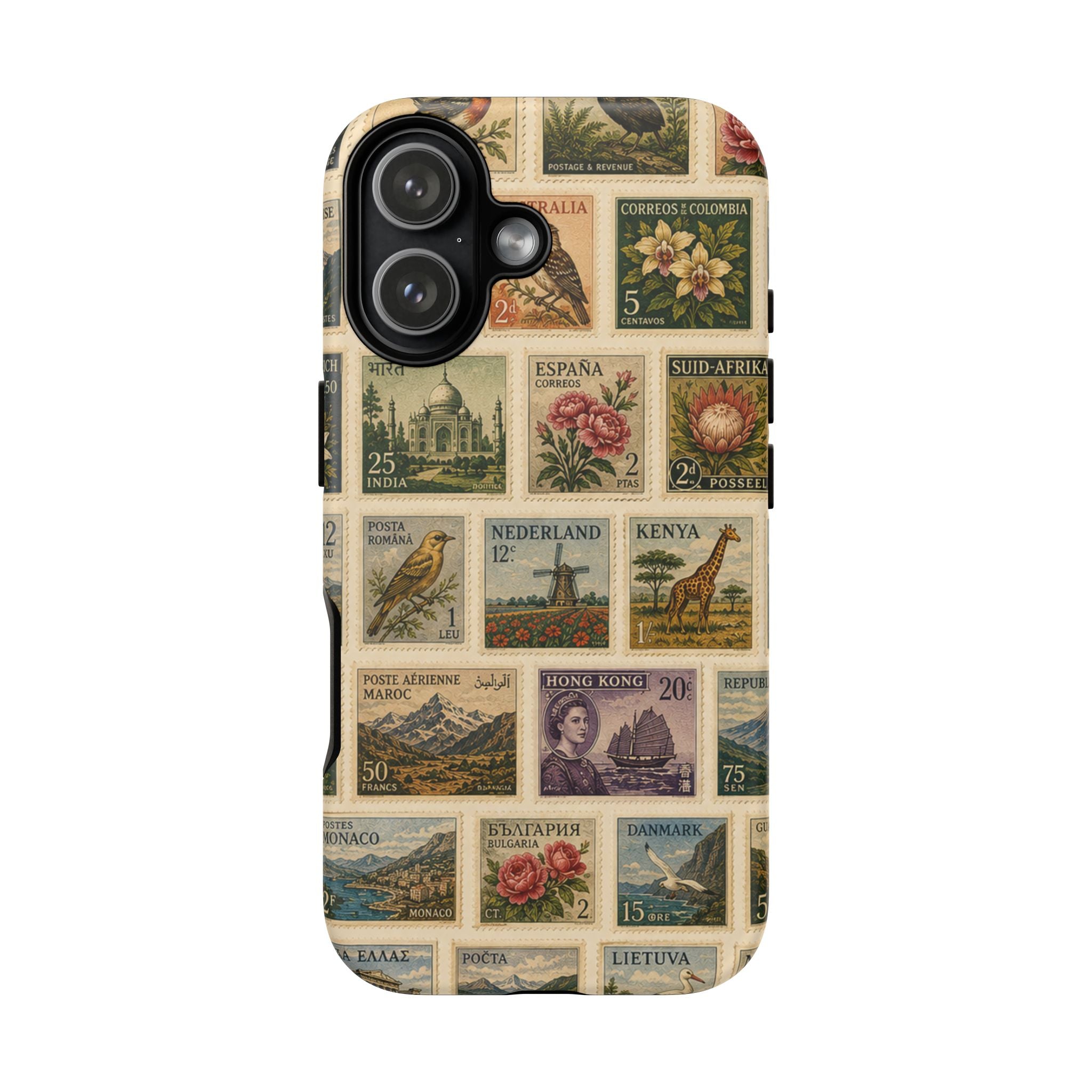 Vintage Postage Stamp Phone Case | Multiple Types