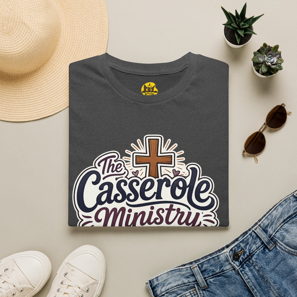 Casserole Ministry T‑Shirt — Faith & Fellowship Church Cooking Crew Tee