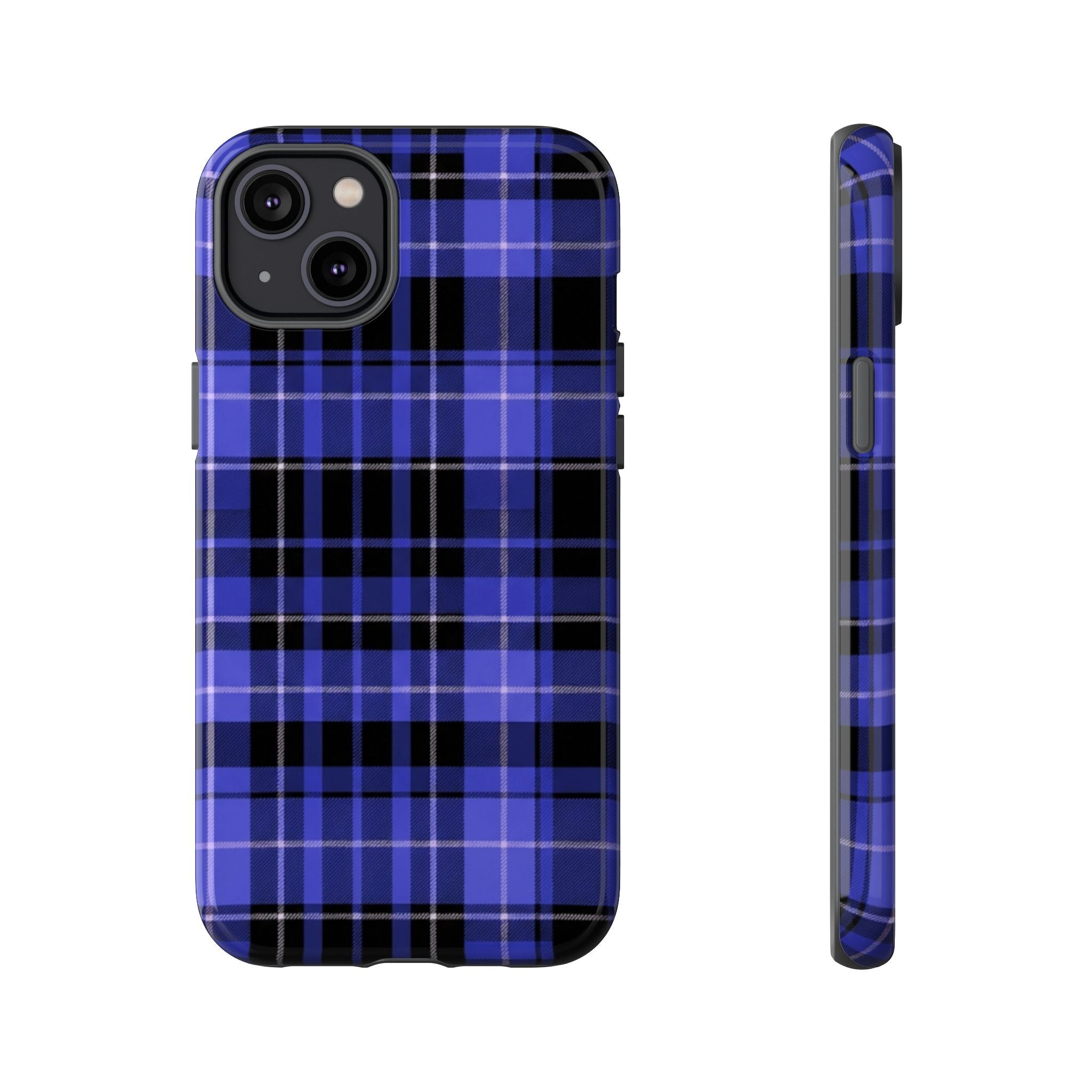 Blue Buffalo Plaid Tough Case — Blue Plaid Protective Phone Case
