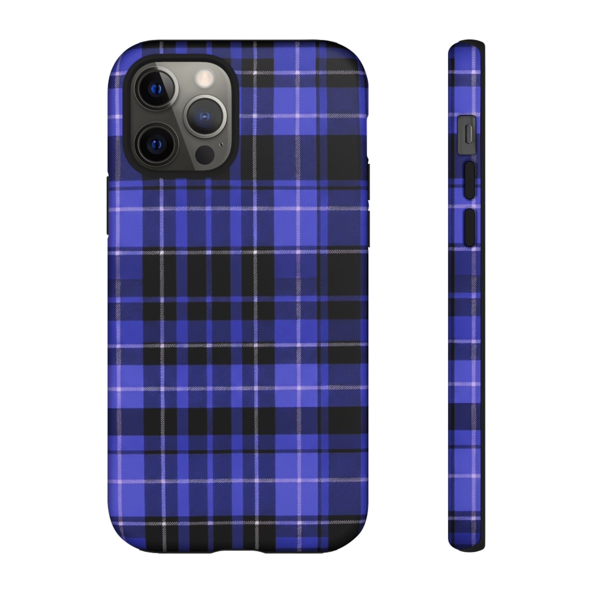 Blue Buffalo Plaid Tough Case — Blue Plaid Protective Phone Case