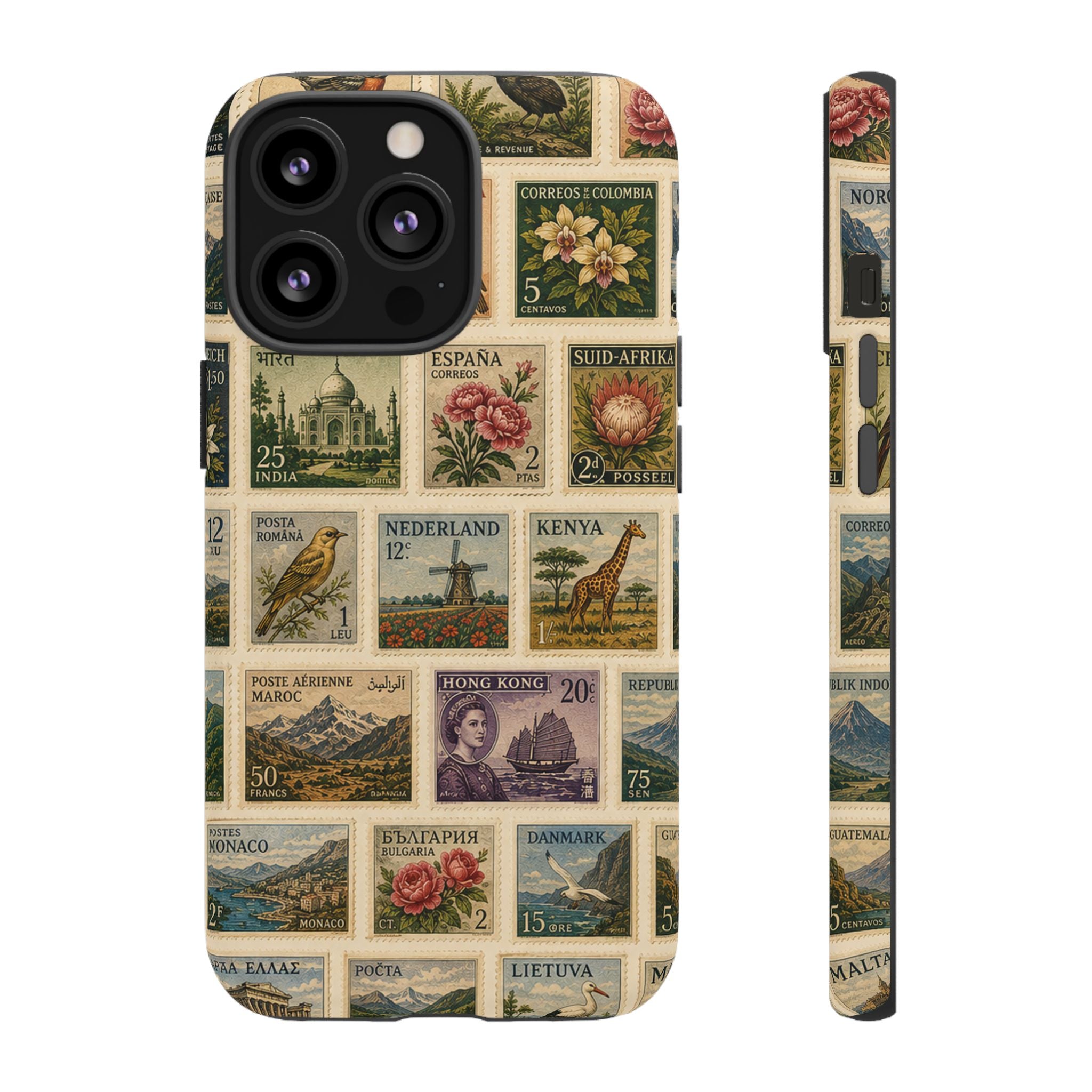 Vintage Postage Stamp Phone Case | Multiple Types