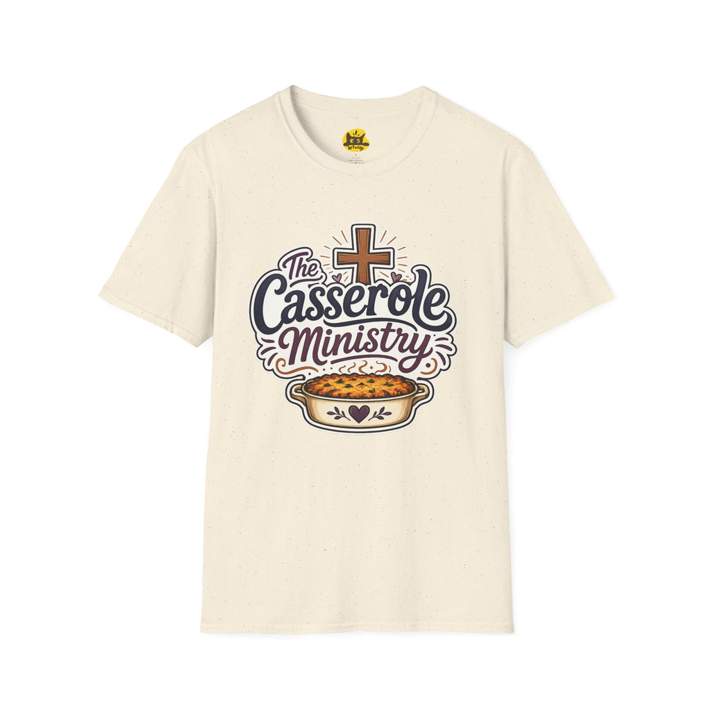 Casserole Ministry T‑Shirt — Faith & Fellowship Church Cooking Crew Tee